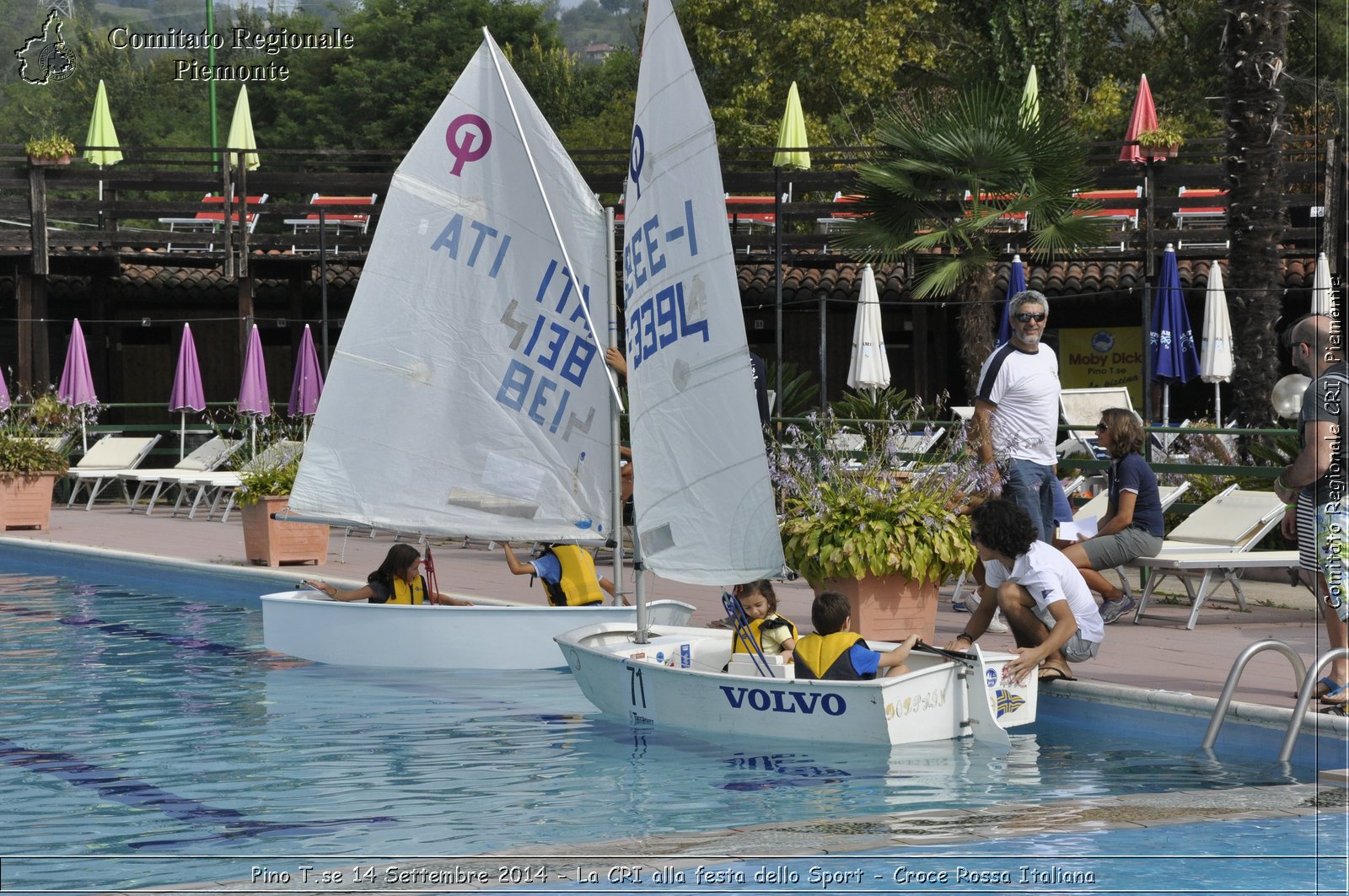 Pino T.se 14 Settembre 2014 - La CRI alla festa dello Sport - Croce Rossa Italiana- Comitato Regionale del Piemonte