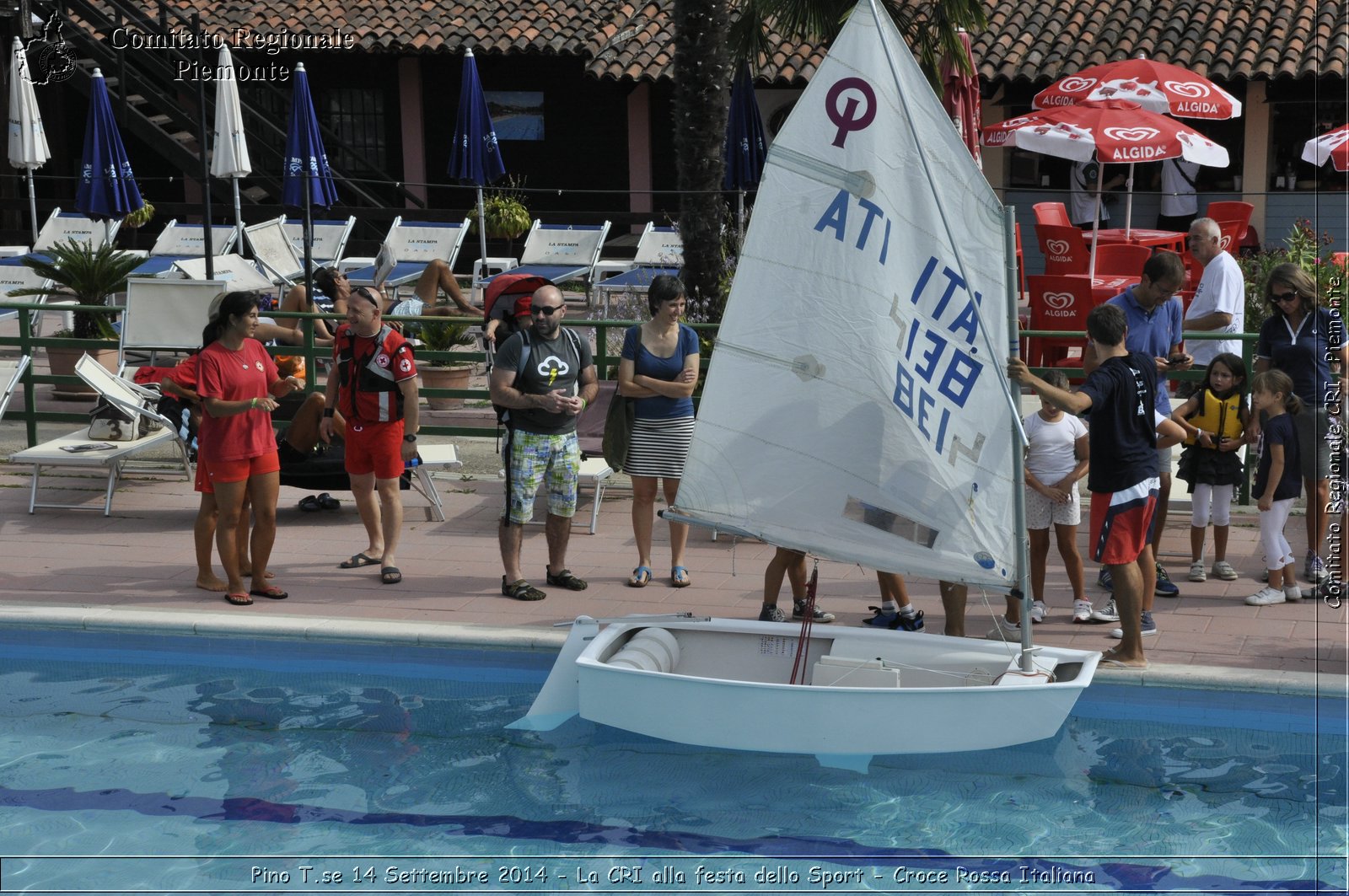 Pino T.se 14 Settembre 2014 - La CRI alla festa dello Sport - Croce Rossa Italiana- Comitato Regionale del Piemonte