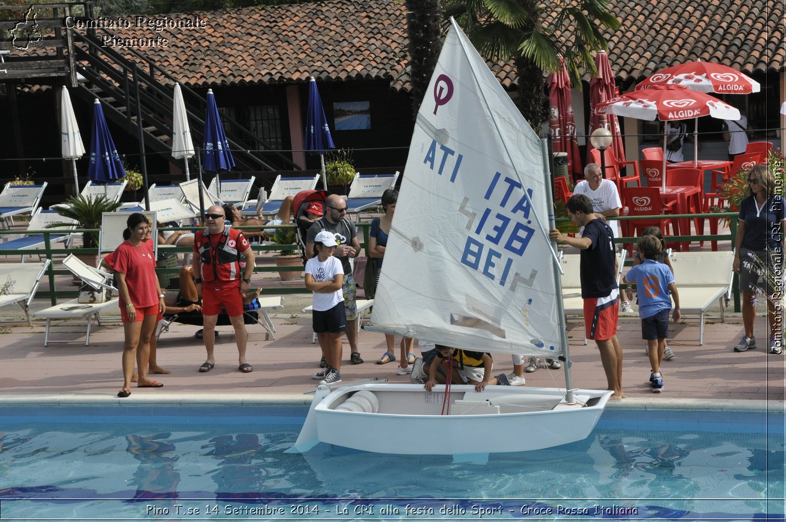 Pino T.se 14 Settembre 2014 - La CRI alla festa dello Sport - Croce Rossa Italiana- Comitato Regionale del Piemonte