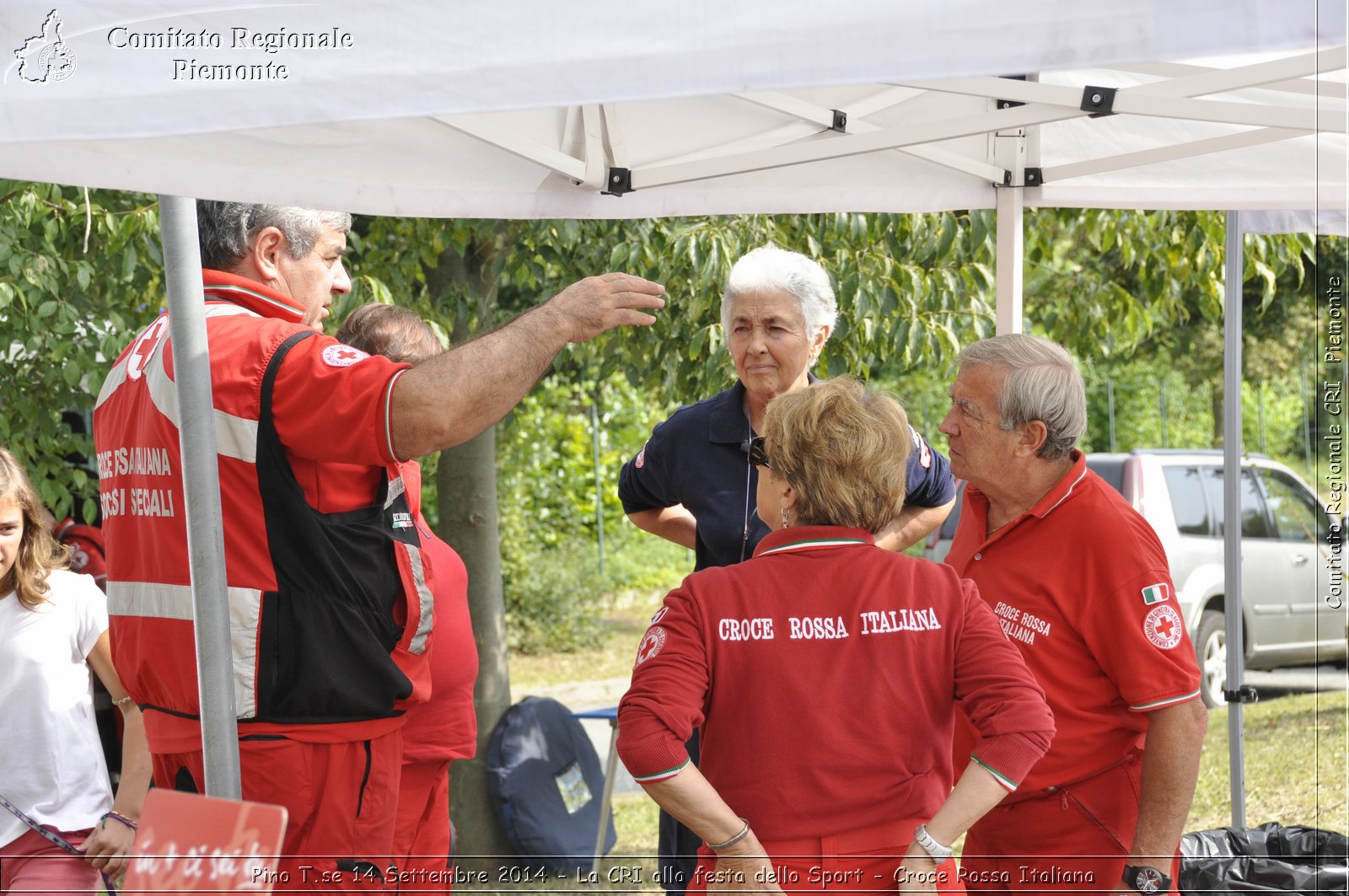 Pino T.se 14 Settembre 2014 - La CRI alla festa dello Sport - Croce Rossa Italiana- Comitato Regionale del Piemonte