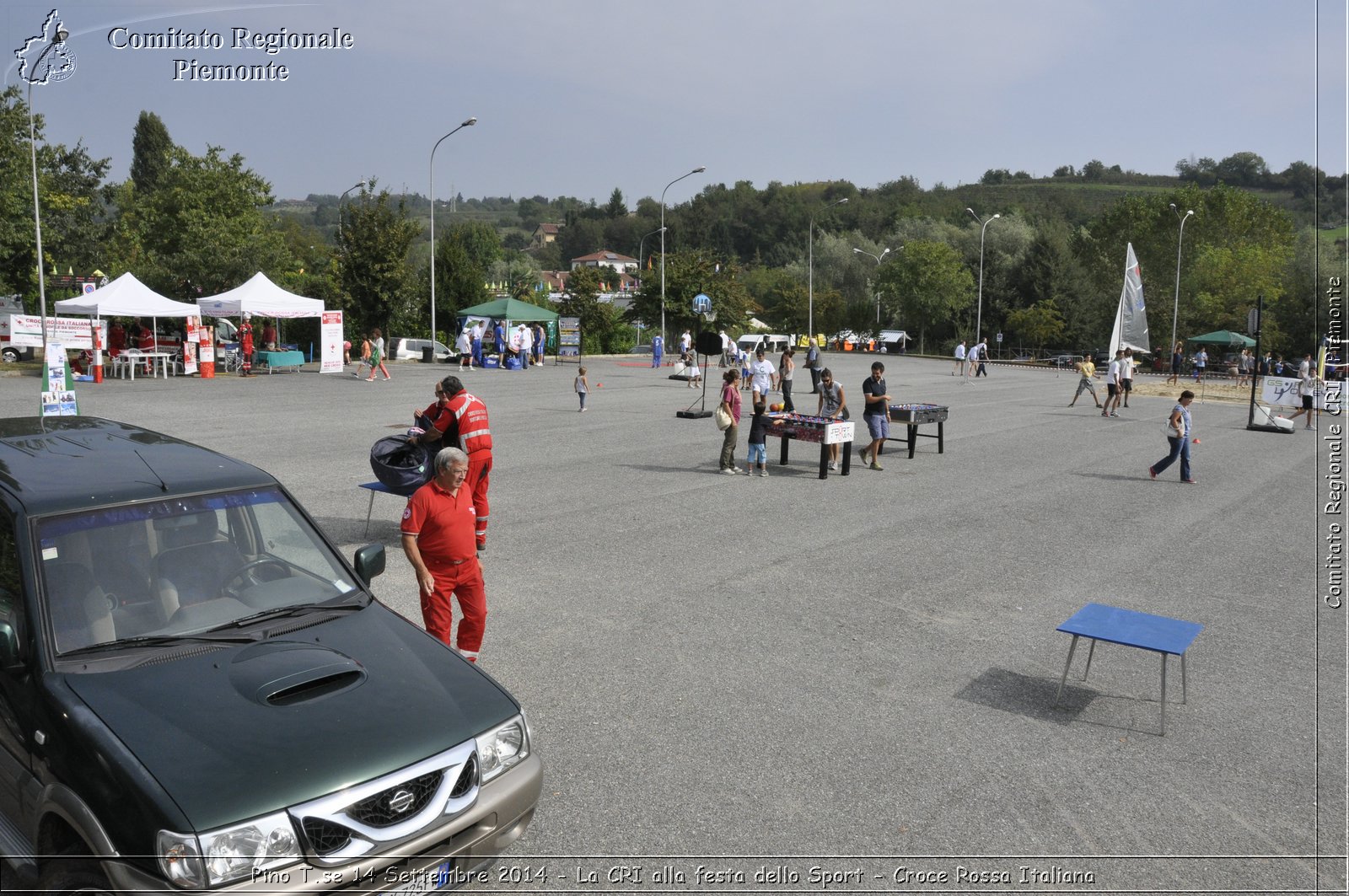 Pino T.se 14 Settembre 2014 - La CRI alla festa dello Sport - Croce Rossa Italiana- Comitato Regionale del Piemonte