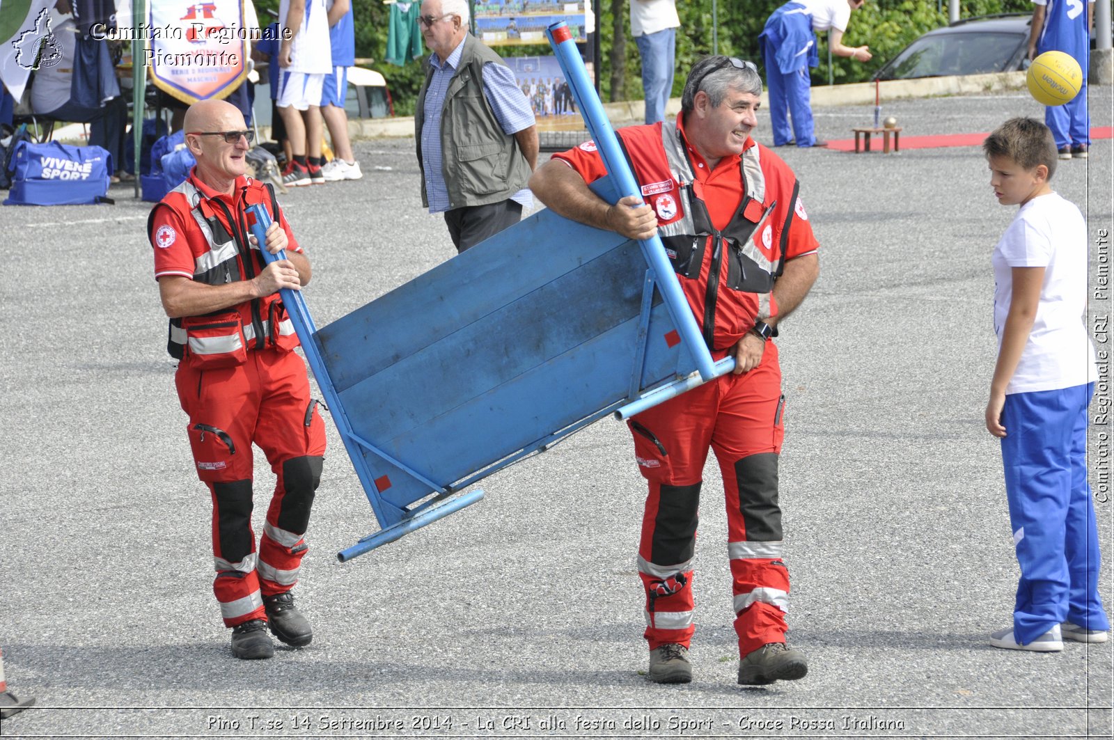 Pino T.se 14 Settembre 2014 - La CRI alla festa dello Sport - Croce Rossa Italiana- Comitato Regionale del Piemonte