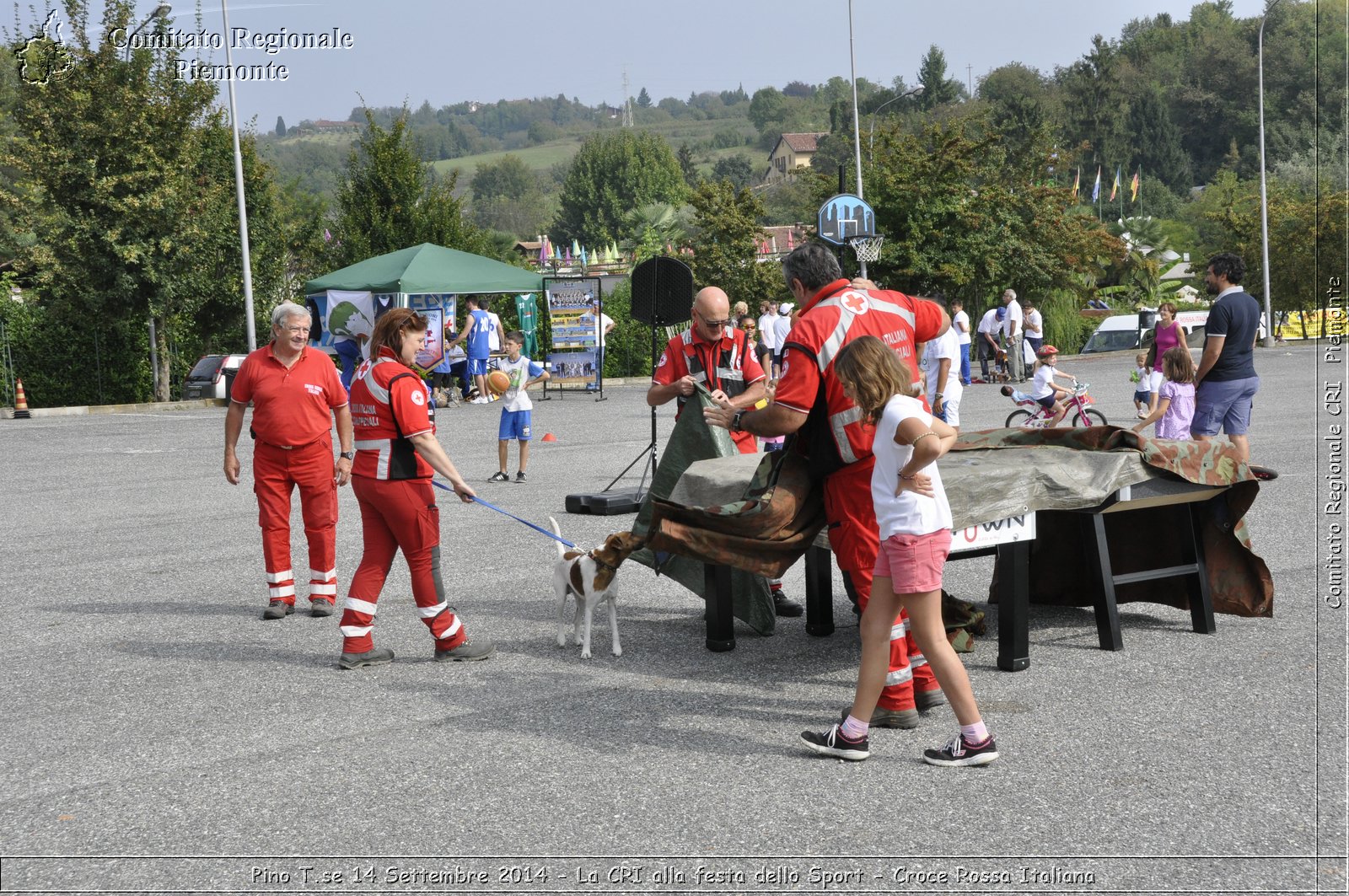 Pino T.se 14 Settembre 2014 - La CRI alla festa dello Sport - Croce Rossa Italiana- Comitato Regionale del Piemonte