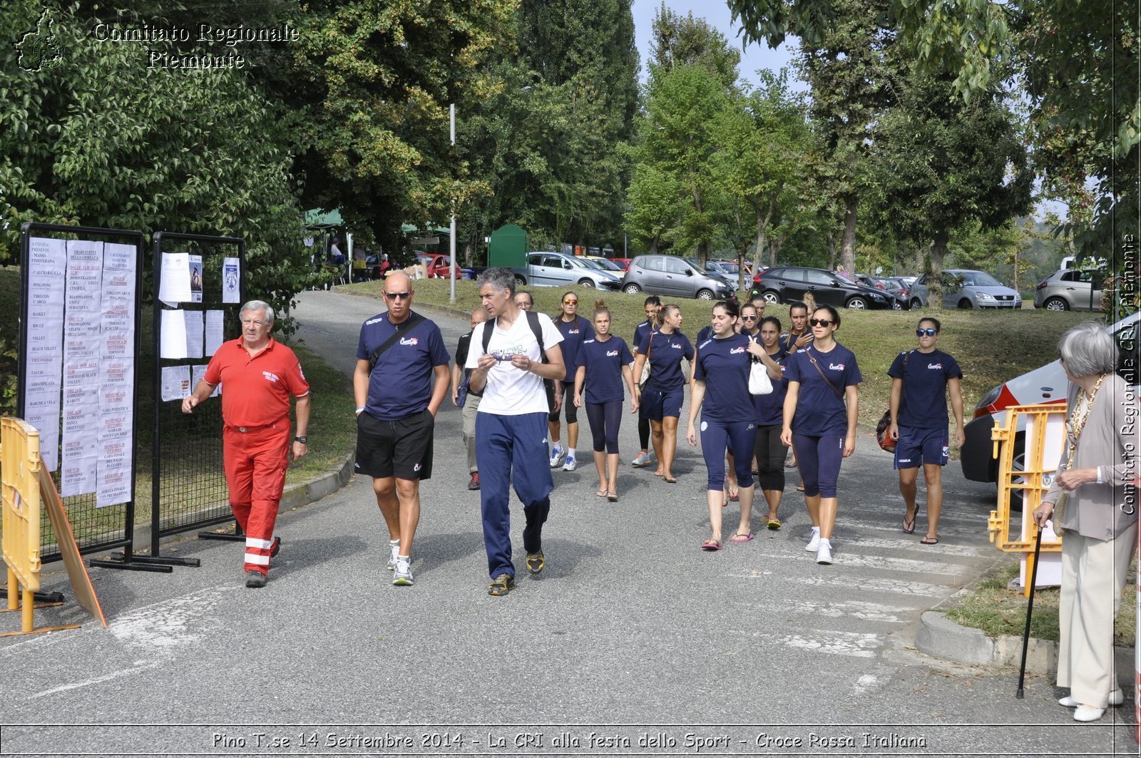 Pino T.se 14 Settembre 2014 - La CRI alla festa dello Sport - Croce Rossa Italiana- Comitato Regionale del Piemonte