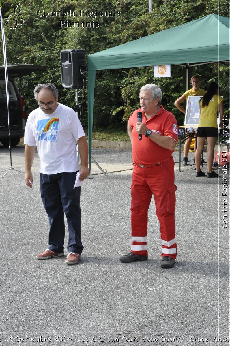 Pino T.se 14 Settembre 2014 - La CRI alla festa dello Sport - Croce Rossa Italiana- Comitato Regionale del Piemonte