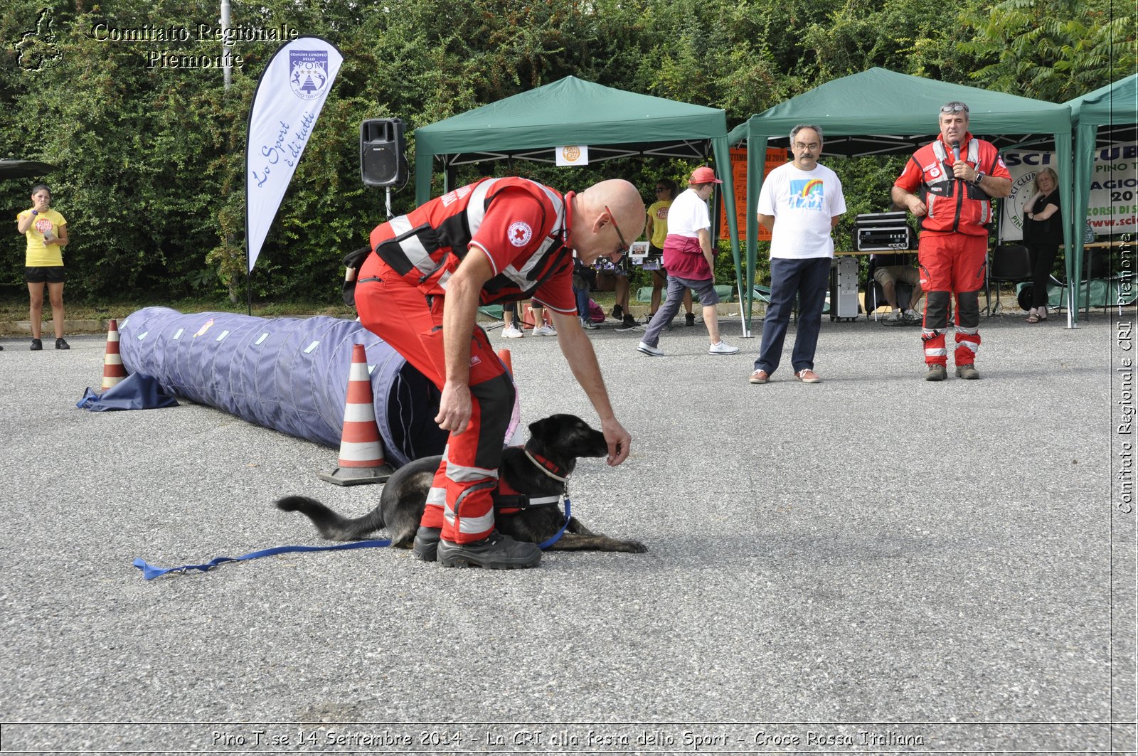 Pino T.se 14 Settembre 2014 - La CRI alla festa dello Sport - Croce Rossa Italiana- Comitato Regionale del Piemonte