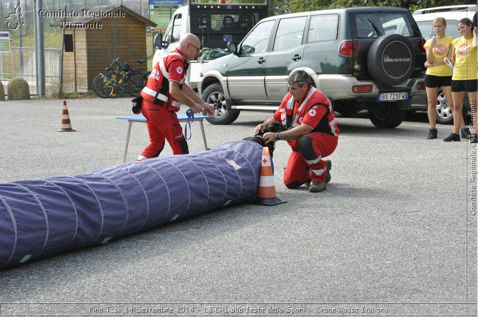 Pino T.se 14 Settembre 2014 - La CRI alla festa dello Sport - Croce Rossa Italiana- Comitato Regionale del Piemonte