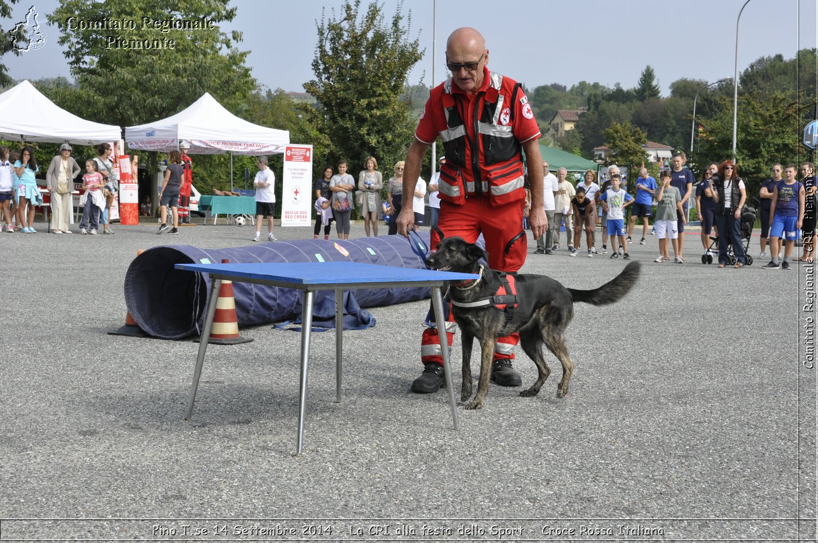 Pino T.se 14 Settembre 2014 - La CRI alla festa dello Sport - Croce Rossa Italiana- Comitato Regionale del Piemonte