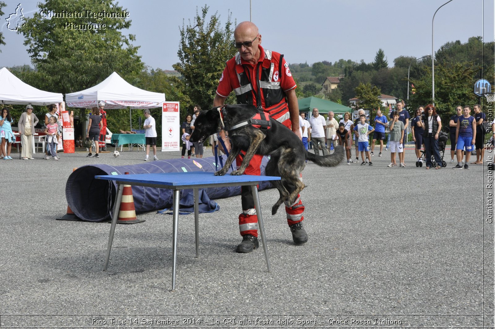 Pino T.se 14 Settembre 2014 - La CRI alla festa dello Sport - Croce Rossa Italiana- Comitato Regionale del Piemonte