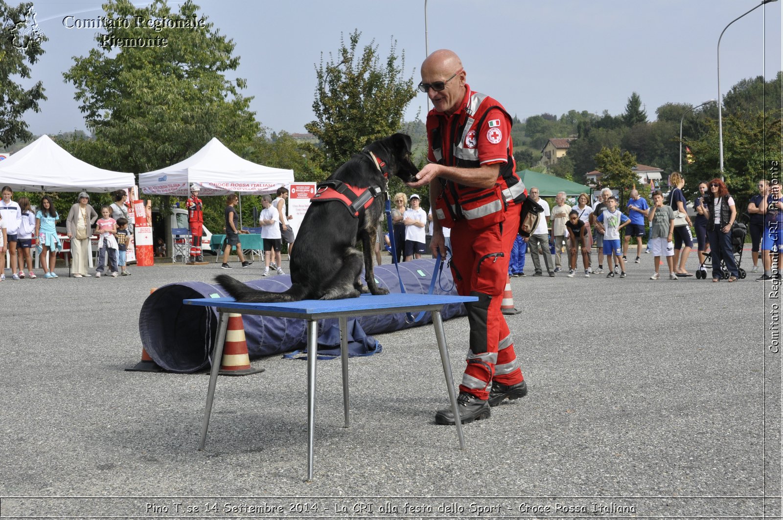 Pino T.se 14 Settembre 2014 - La CRI alla festa dello Sport - Croce Rossa Italiana- Comitato Regionale del Piemonte