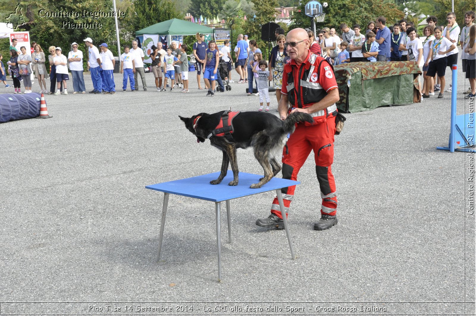 Pino T.se 14 Settembre 2014 - La CRI alla festa dello Sport - Croce Rossa Italiana- Comitato Regionale del Piemonte