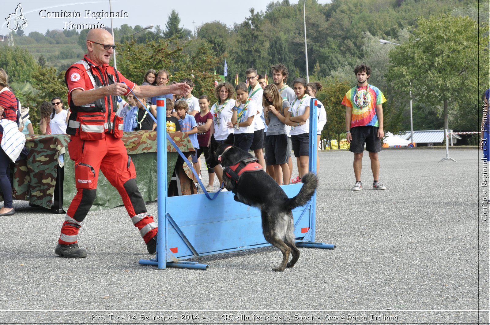 Pino T.se 14 Settembre 2014 - La CRI alla festa dello Sport - Croce Rossa Italiana- Comitato Regionale del Piemonte