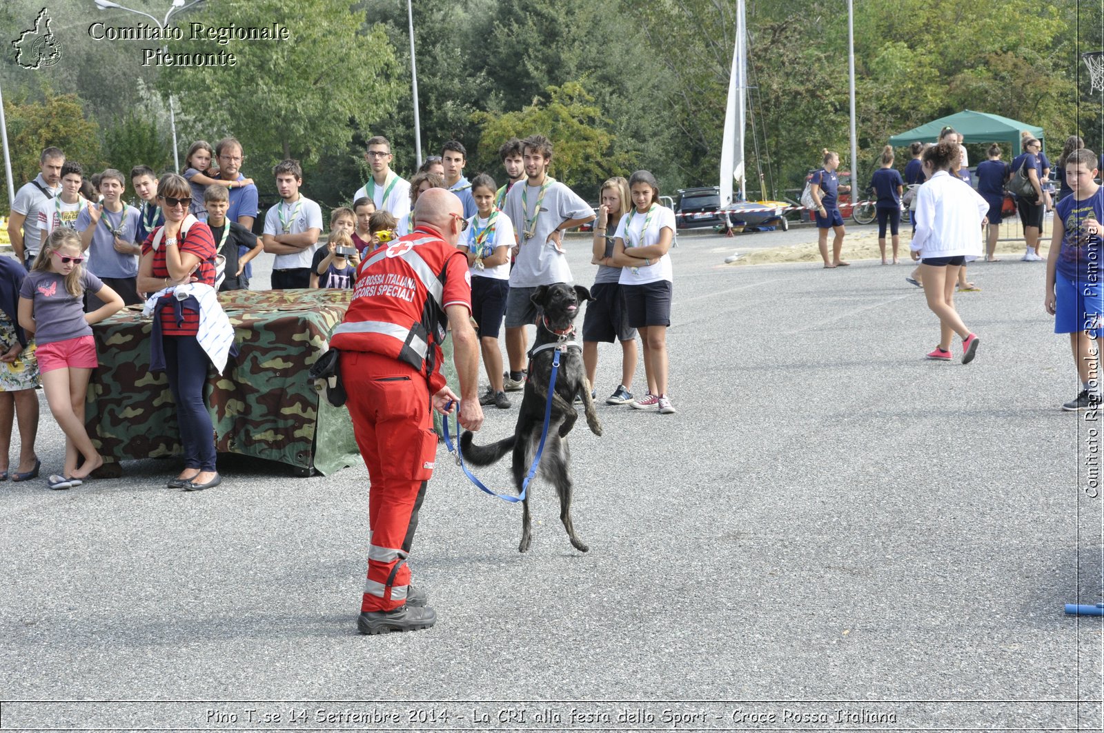 Pino T.se 14 Settembre 2014 - La CRI alla festa dello Sport - Croce Rossa Italiana- Comitato Regionale del Piemonte