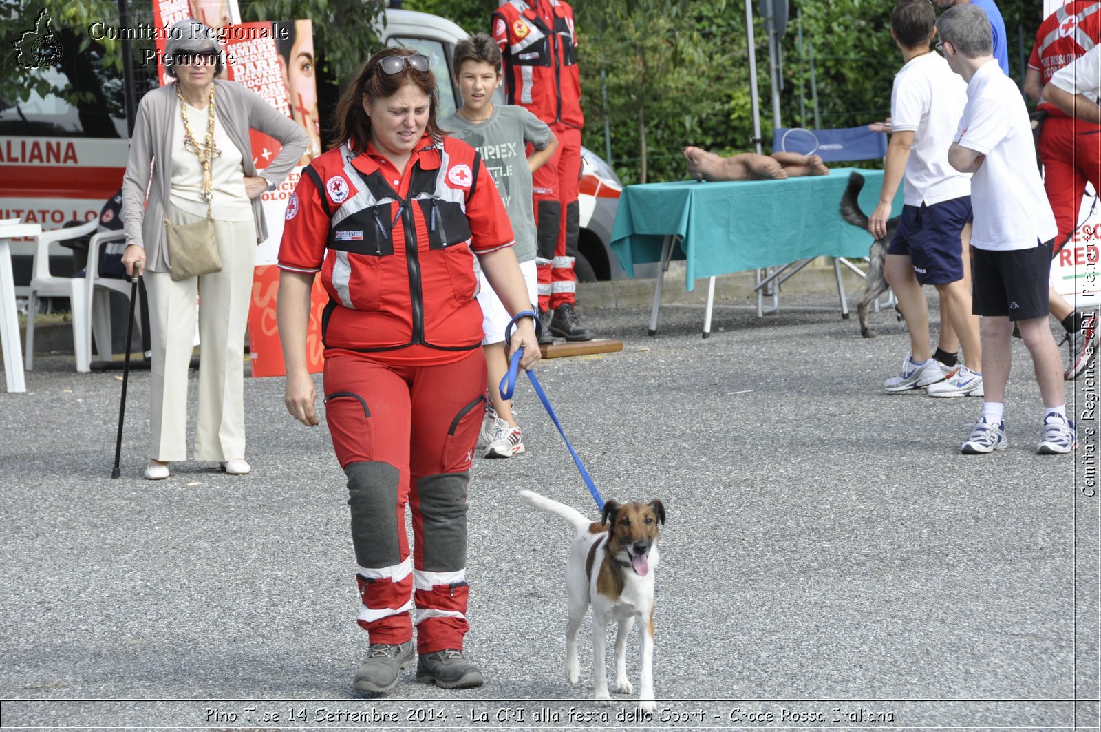 Pino T.se 14 Settembre 2014 - La CRI alla festa dello Sport - Croce Rossa Italiana- Comitato Regionale del Piemonte