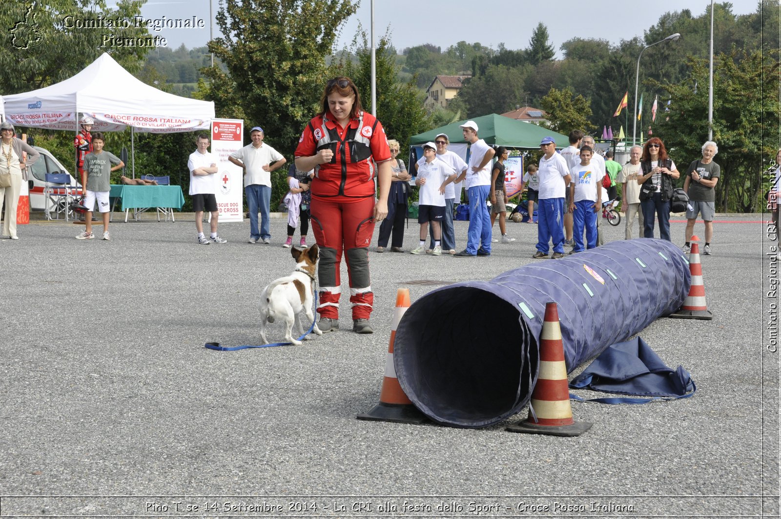 Pino T.se 14 Settembre 2014 - La CRI alla festa dello Sport - Croce Rossa Italiana- Comitato Regionale del Piemonte