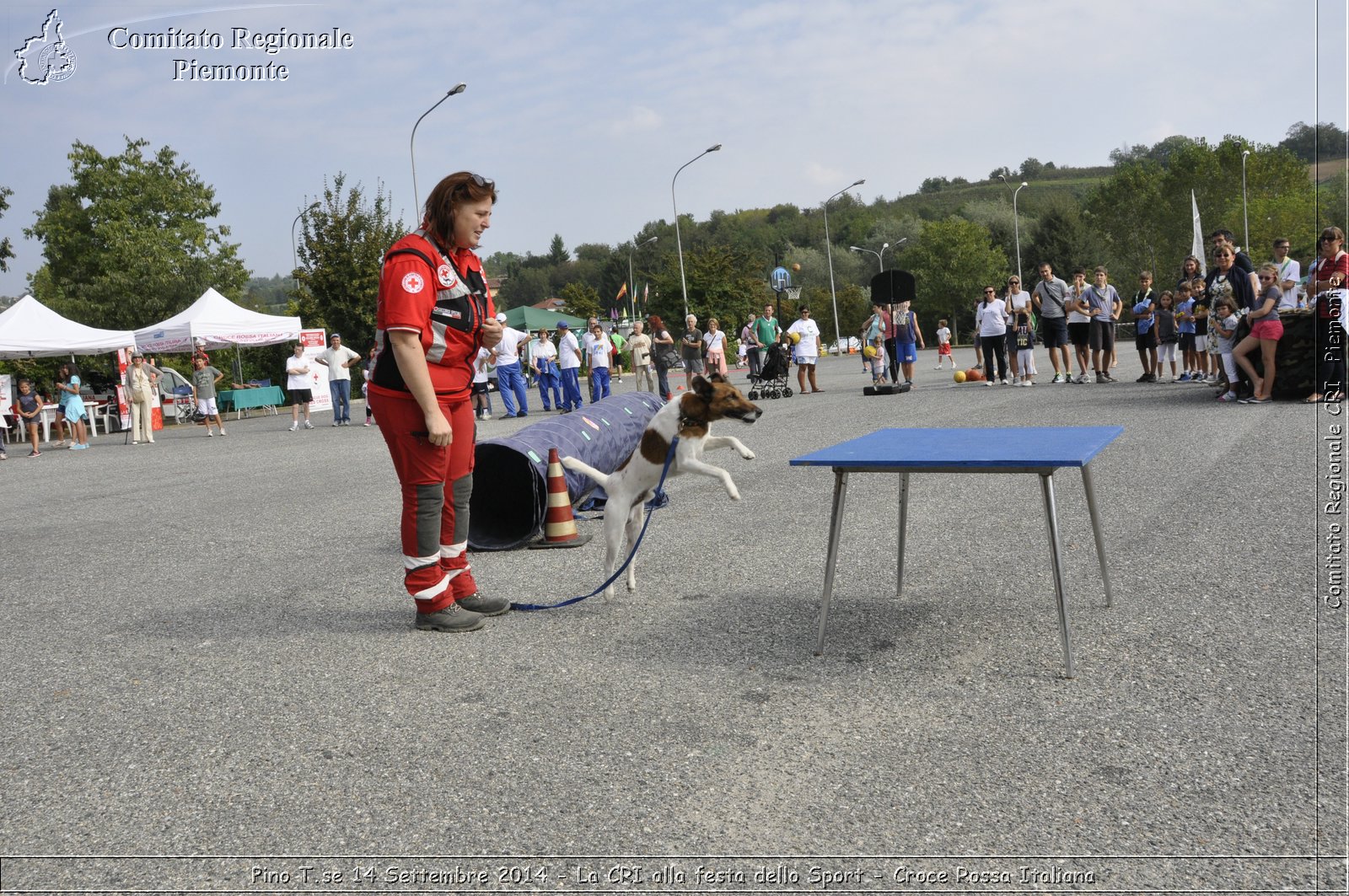 Pino T.se 14 Settembre 2014 - La CRI alla festa dello Sport - Croce Rossa Italiana- Comitato Regionale del Piemonte