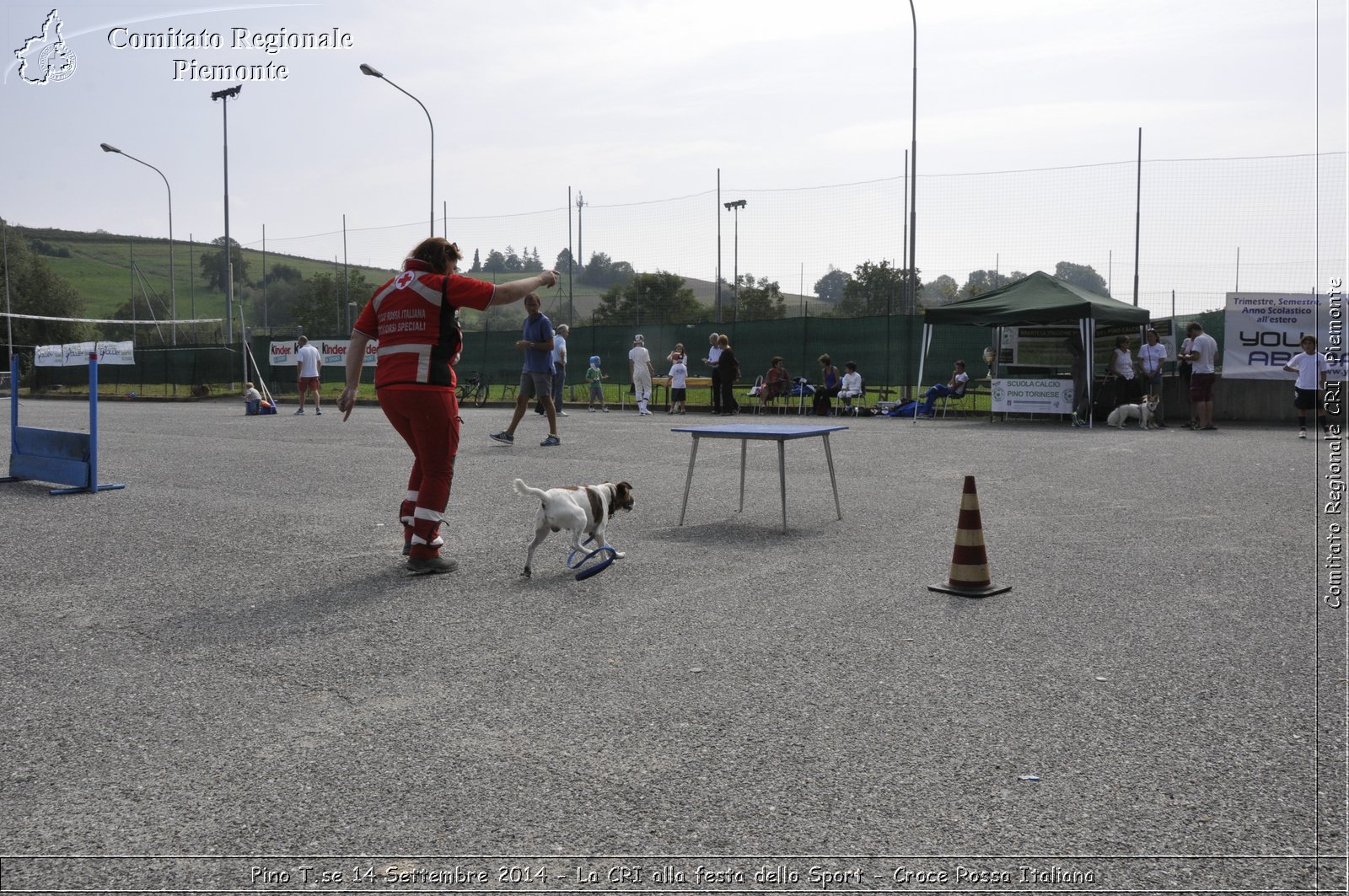 Pino T.se 14 Settembre 2014 - La CRI alla festa dello Sport - Croce Rossa Italiana- Comitato Regionale del Piemonte