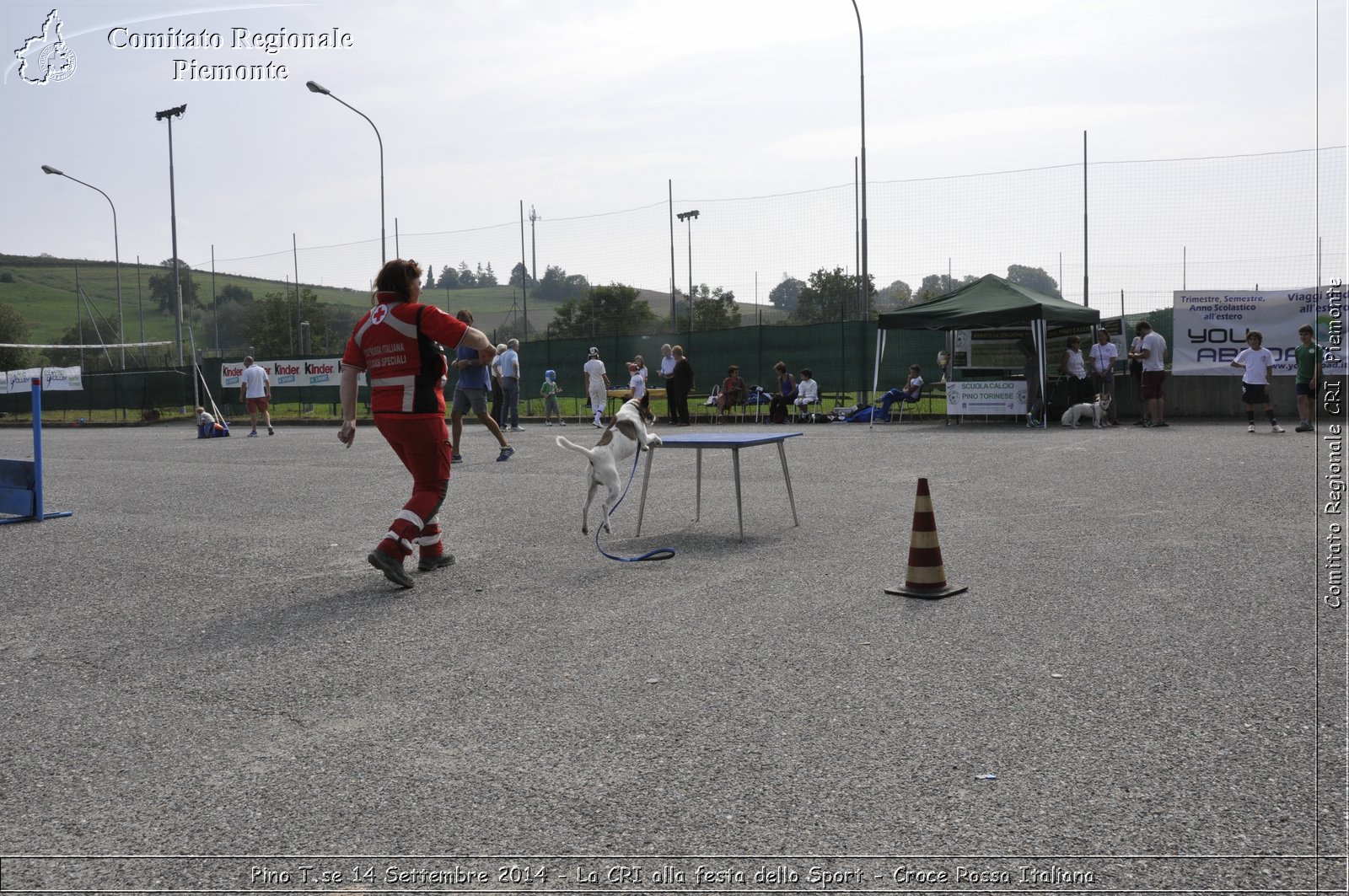 Pino T.se 14 Settembre 2014 - La CRI alla festa dello Sport - Croce Rossa Italiana- Comitato Regionale del Piemonte