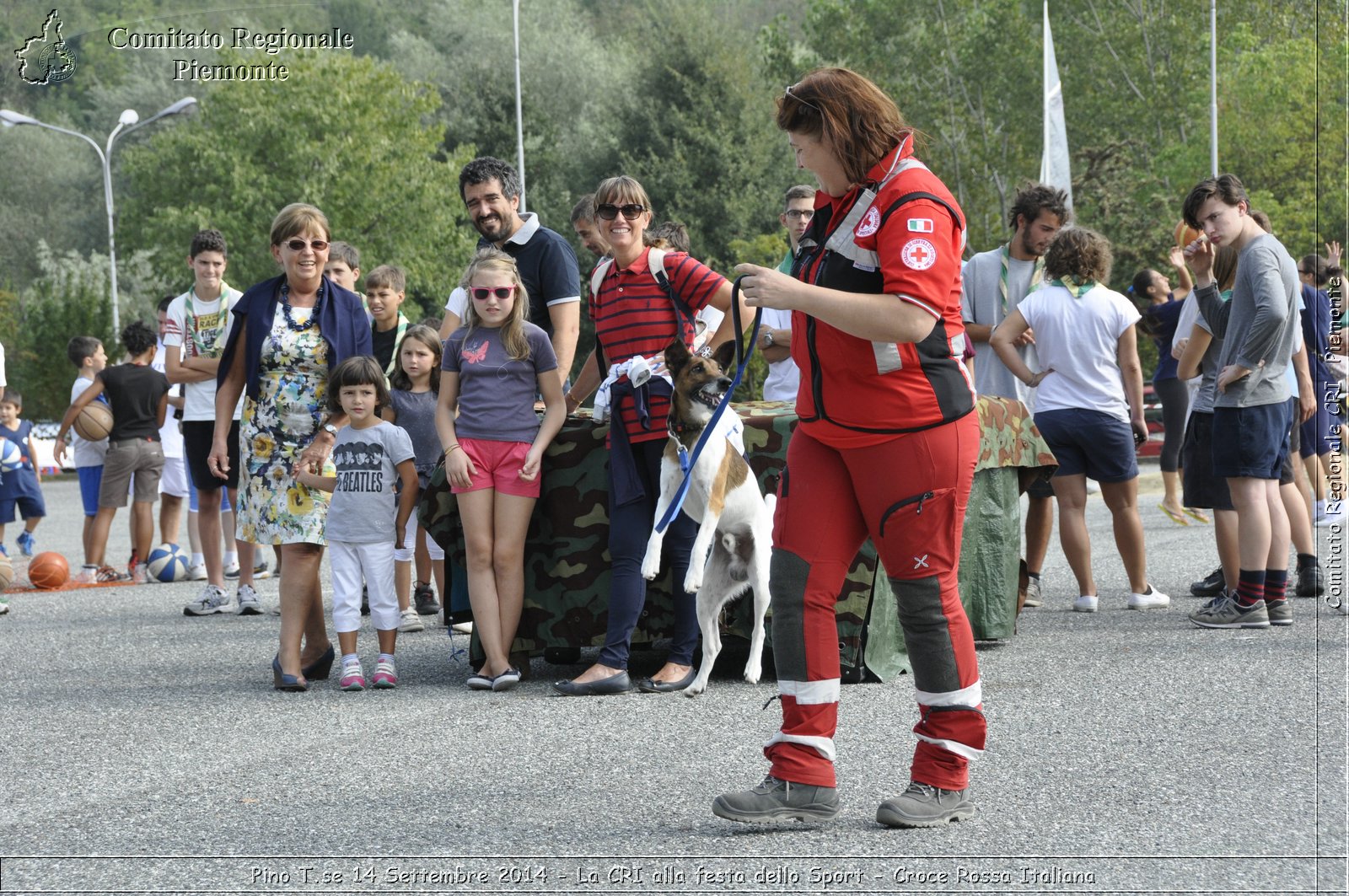 Pino T.se 14 Settembre 2014 - La CRI alla festa dello Sport - Croce Rossa Italiana- Comitato Regionale del Piemonte