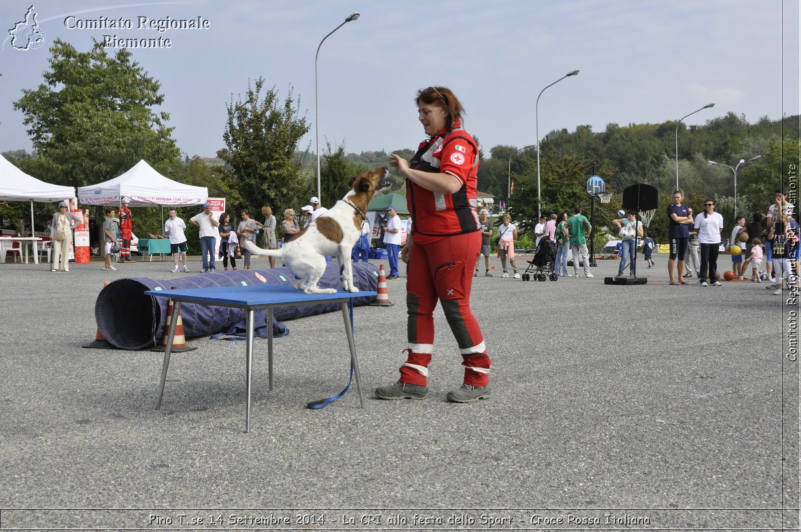 Pino T.se 14 Settembre 2014 - La CRI alla festa dello Sport - Croce Rossa Italiana- Comitato Regionale del Piemonte