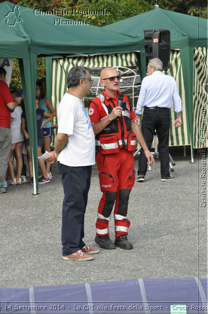 Pino T.se 14 Settembre 2014 - La CRI alla festa dello Sport - Croce Rossa Italiana- Comitato Regionale del Piemonte