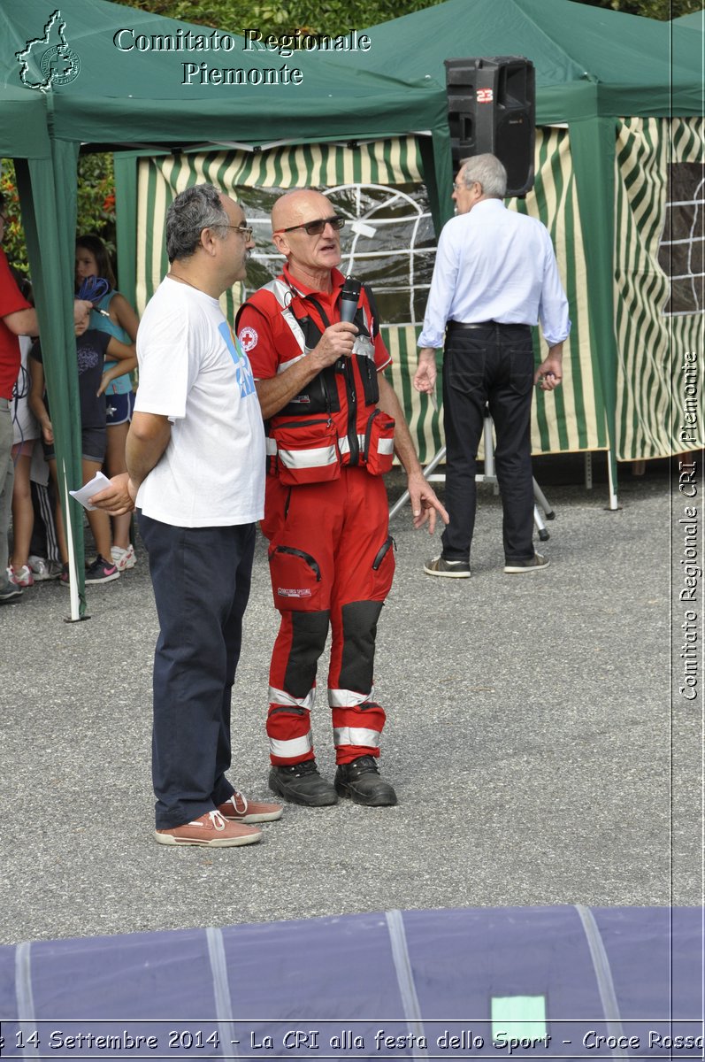 Pino T.se 14 Settembre 2014 - La CRI alla festa dello Sport - Croce Rossa Italiana- Comitato Regionale del Piemonte