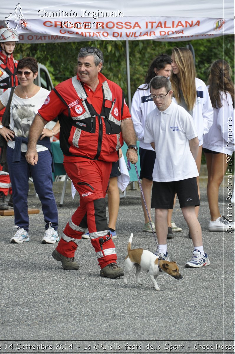 Pino T.se 14 Settembre 2014 - La CRI alla festa dello Sport - Croce Rossa Italiana- Comitato Regionale del Piemonte