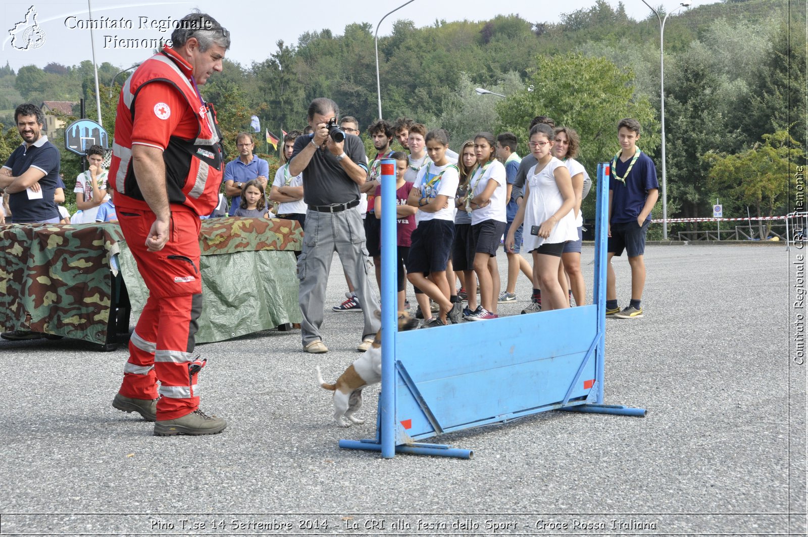 Pino T.se 14 Settembre 2014 - La CRI alla festa dello Sport - Croce Rossa Italiana- Comitato Regionale del Piemonte