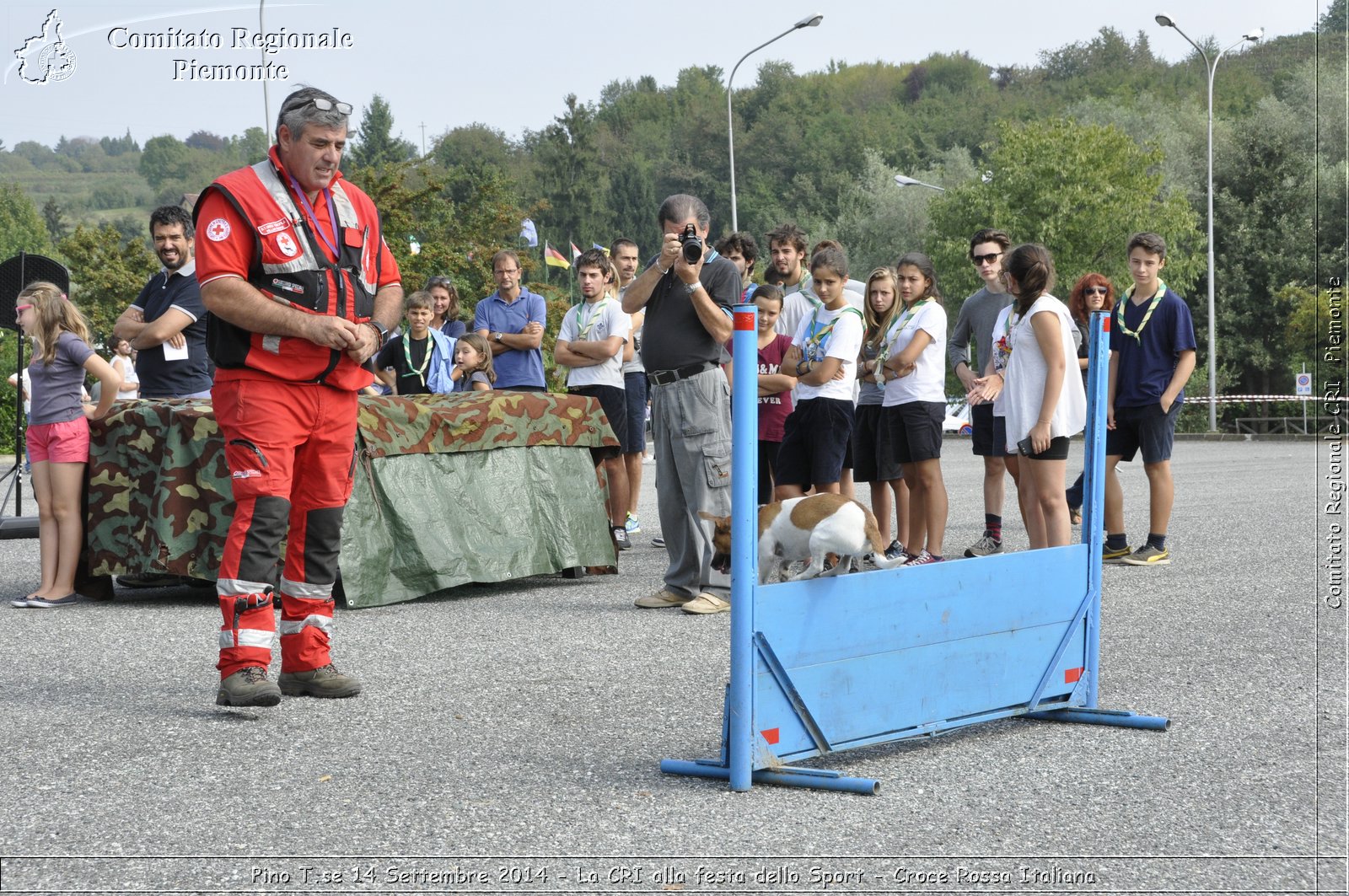 Pino T.se 14 Settembre 2014 - La CRI alla festa dello Sport - Croce Rossa Italiana- Comitato Regionale del Piemonte