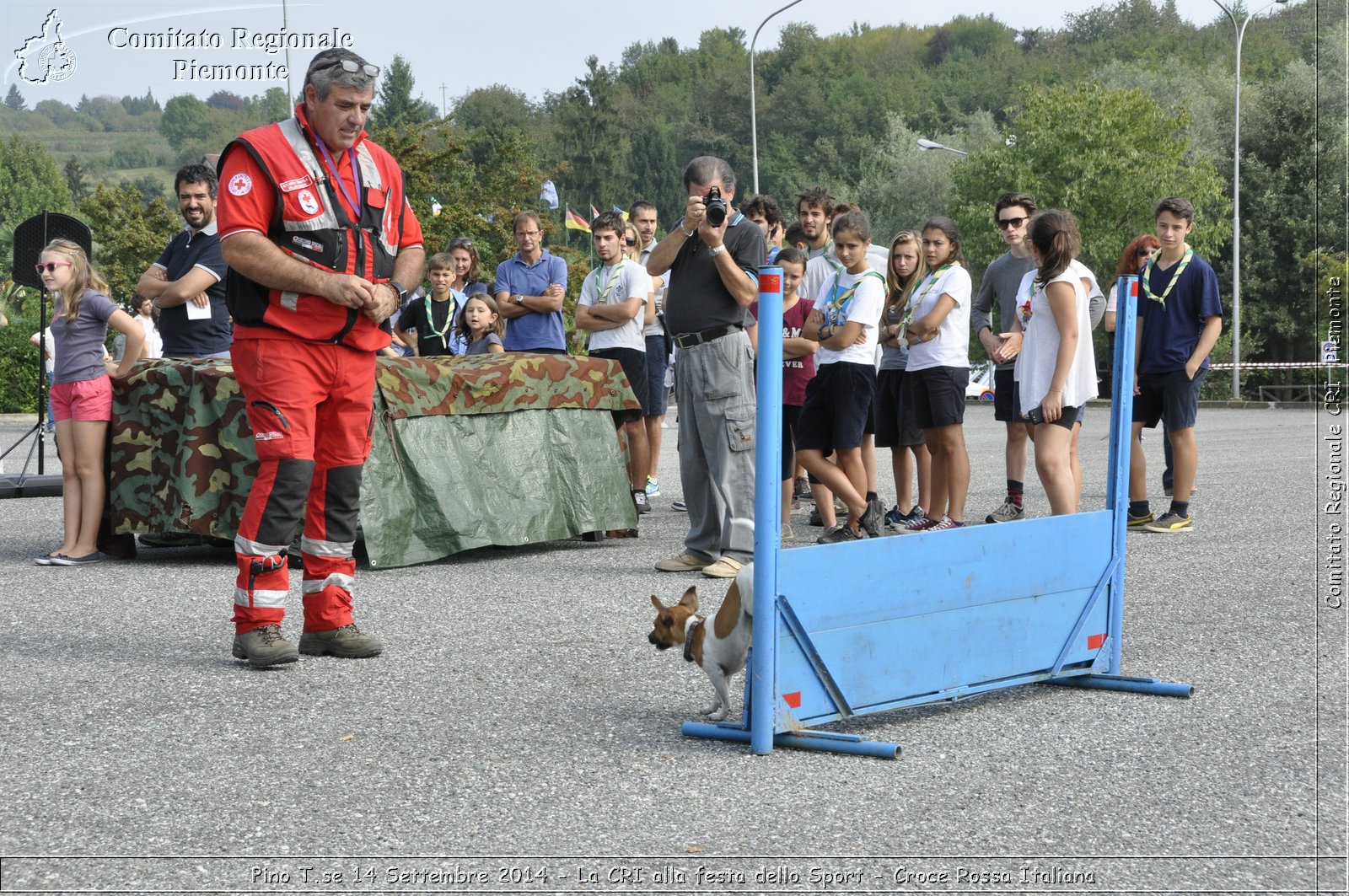 Pino T.se 14 Settembre 2014 - La CRI alla festa dello Sport - Croce Rossa Italiana- Comitato Regionale del Piemonte