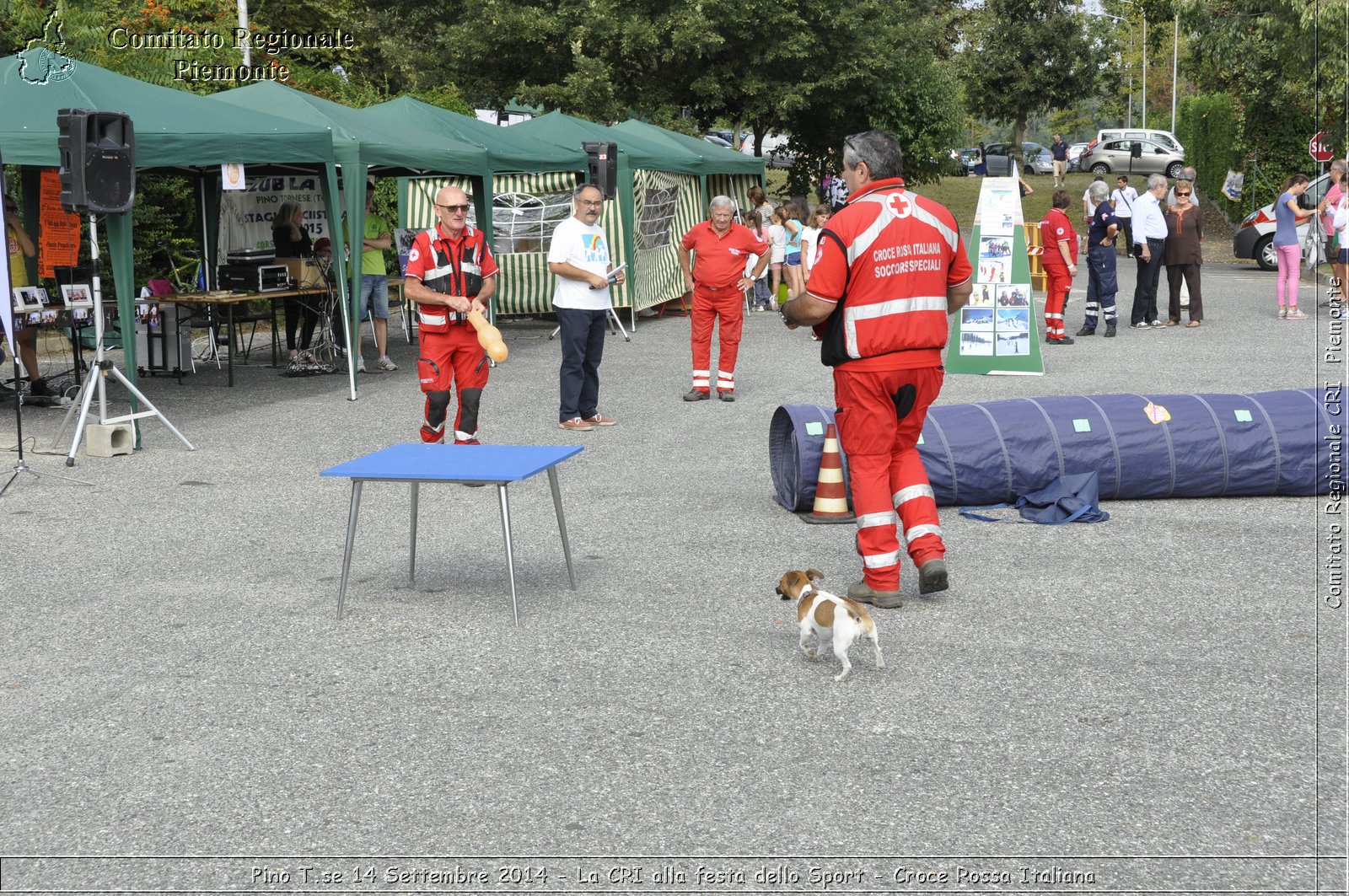 Pino T.se 14 Settembre 2014 - La CRI alla festa dello Sport - Croce Rossa Italiana- Comitato Regionale del Piemonte