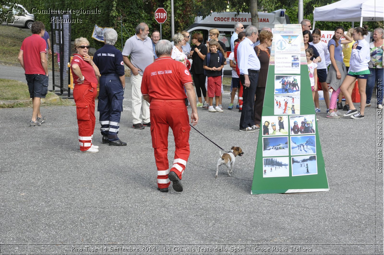 Pino T.se 14 Settembre 2014 - La CRI alla festa dello Sport - Croce Rossa Italiana- Comitato Regionale del Piemonte