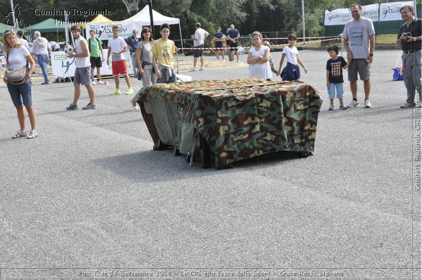 Pino T.se 14 Settembre 2014 - La CRI alla festa dello Sport - Croce Rossa Italiana- Comitato Regionale del Piemonte