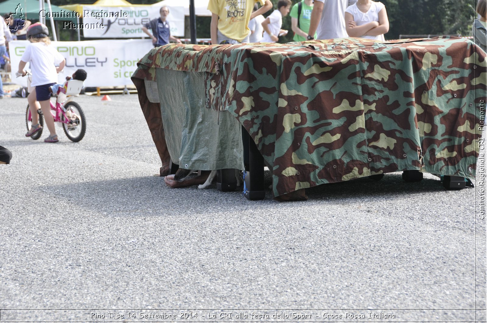 Pino T.se 14 Settembre 2014 - La CRI alla festa dello Sport - Croce Rossa Italiana- Comitato Regionale del Piemonte