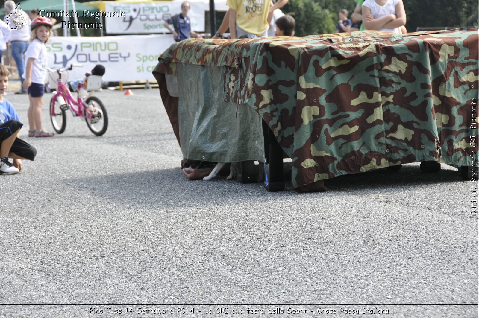 Pino T.se 14 Settembre 2014 - La CRI alla festa dello Sport - Croce Rossa Italiana- Comitato Regionale del Piemonte