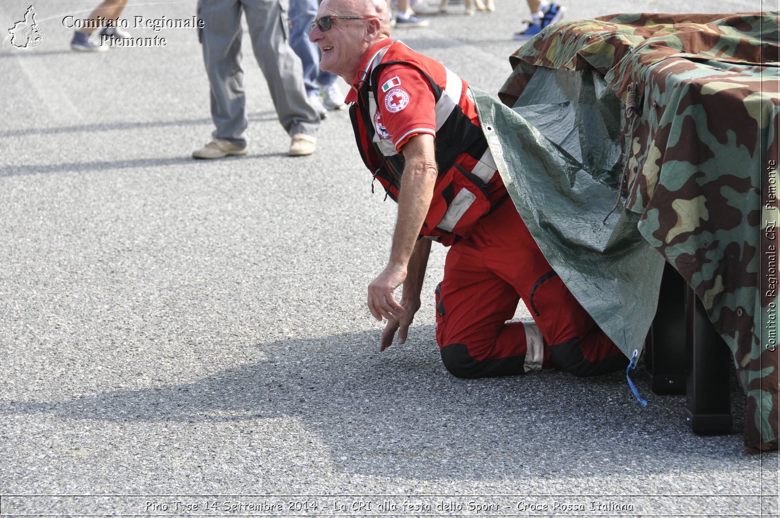 Pino T.se 14 Settembre 2014 - La CRI alla festa dello Sport - Croce Rossa Italiana- Comitato Regionale del Piemonte