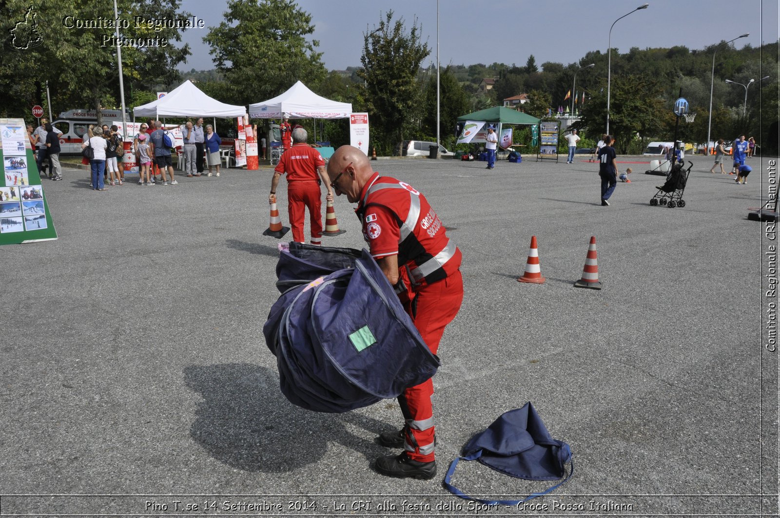 Pino T.se 14 Settembre 2014 - La CRI alla festa dello Sport - Croce Rossa Italiana- Comitato Regionale del Piemonte