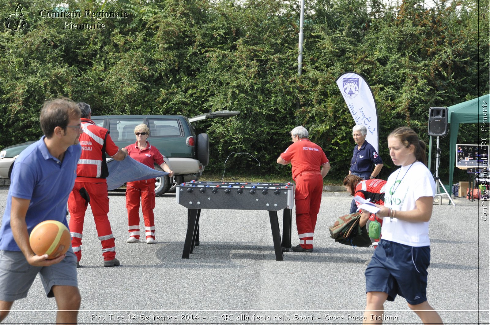 Pino T.se 14 Settembre 2014 - La CRI alla festa dello Sport - Croce Rossa Italiana- Comitato Regionale del Piemonte