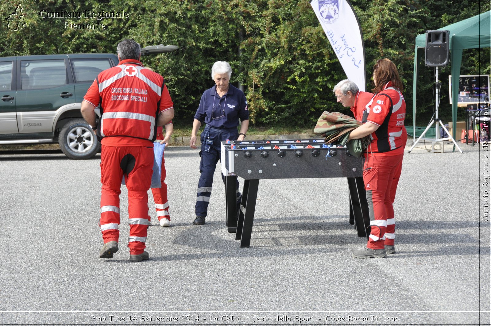 Pino T.se 14 Settembre 2014 - La CRI alla festa dello Sport - Croce Rossa Italiana- Comitato Regionale del Piemonte