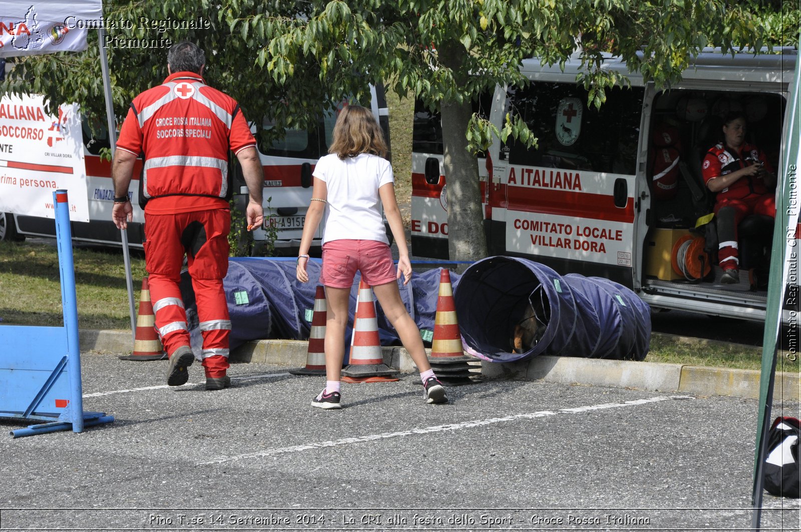 Pino T.se 14 Settembre 2014 - La CRI alla festa dello Sport - Croce Rossa Italiana- Comitato Regionale del Piemonte