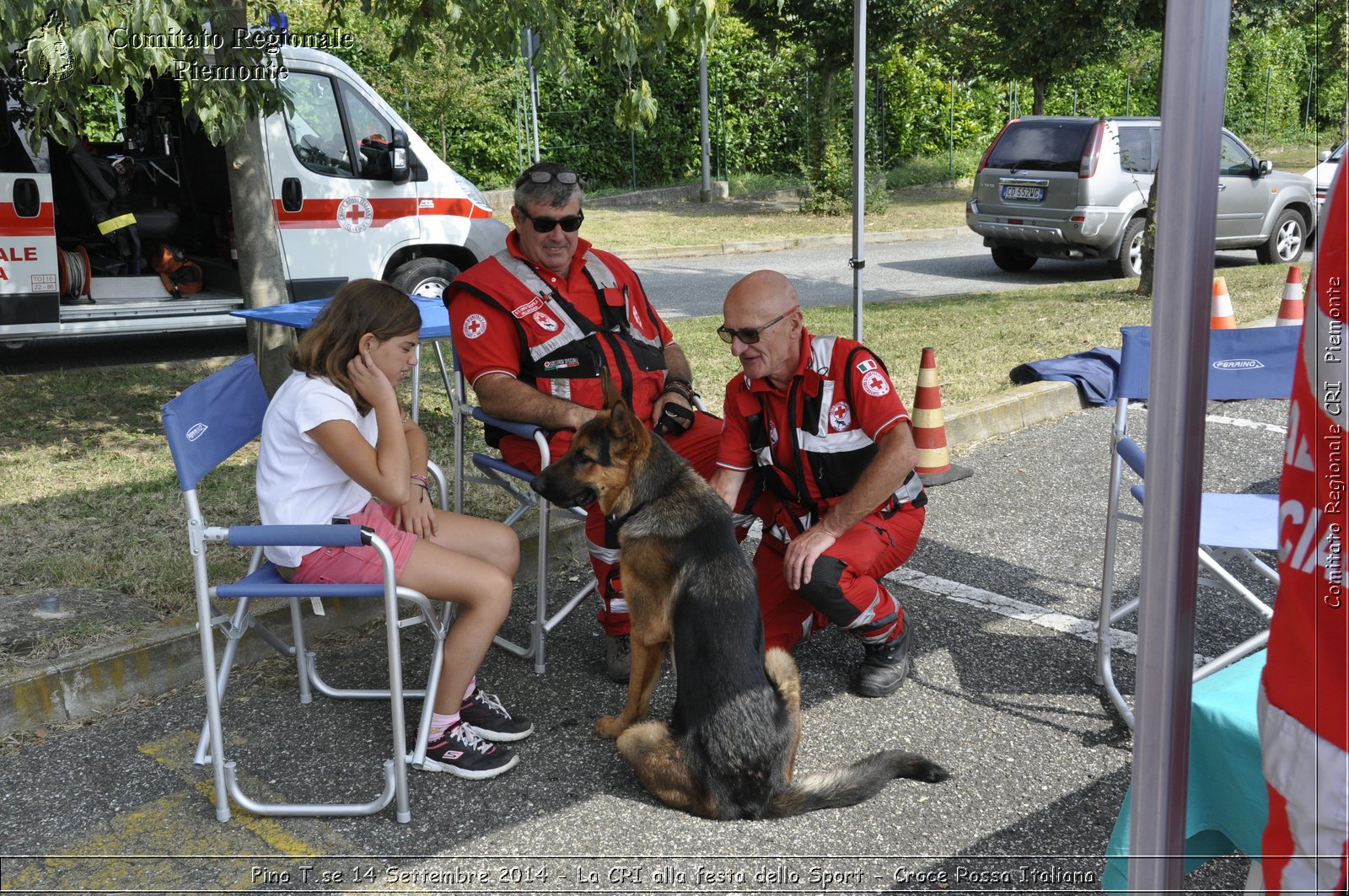 Pino T.se 14 Settembre 2014 - La CRI alla festa dello Sport - Croce Rossa Italiana- Comitato Regionale del Piemonte