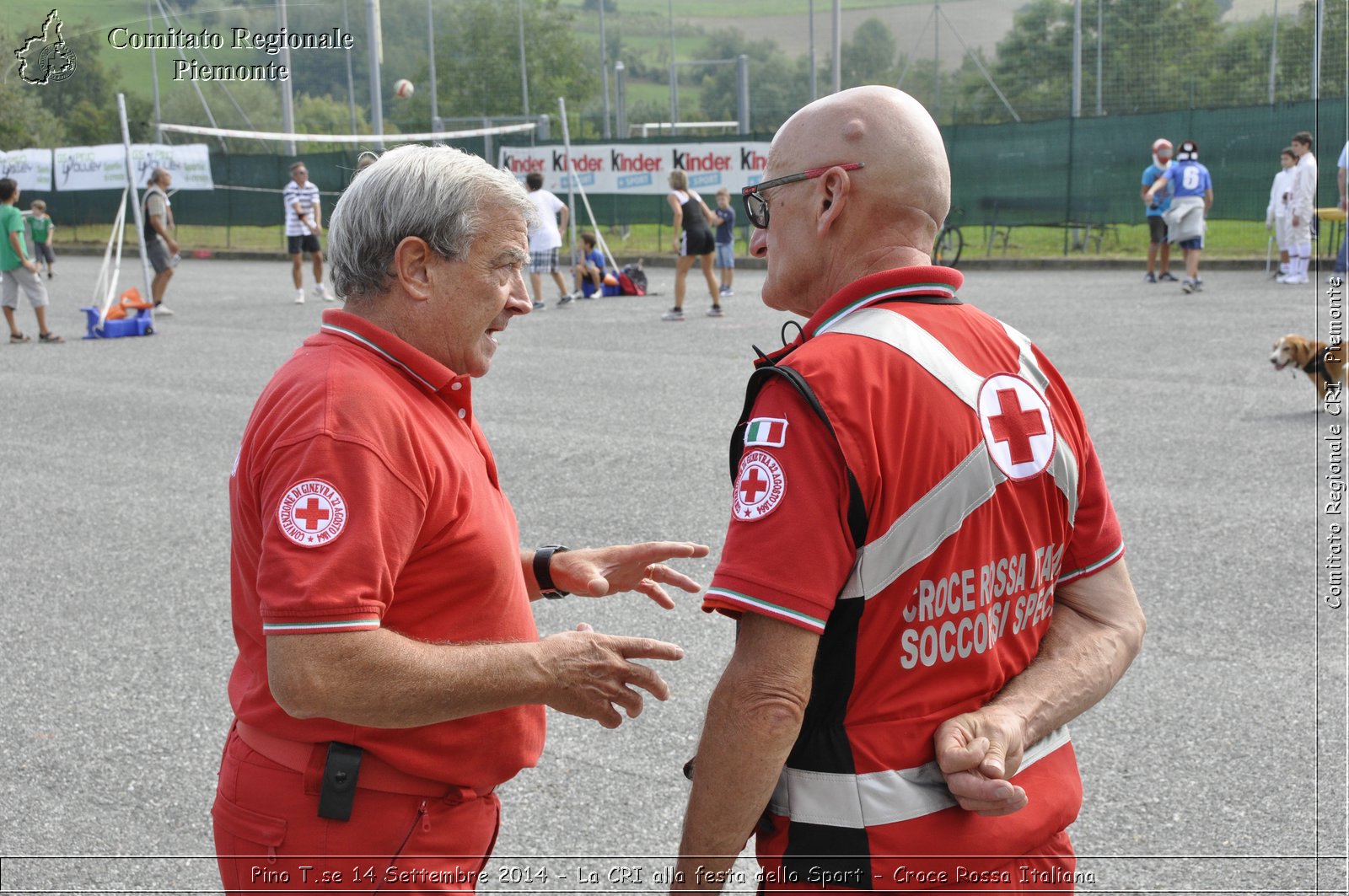 Pino T.se 14 Settembre 2014 - La CRI alla festa dello Sport - Croce Rossa Italiana- Comitato Regionale del Piemonte