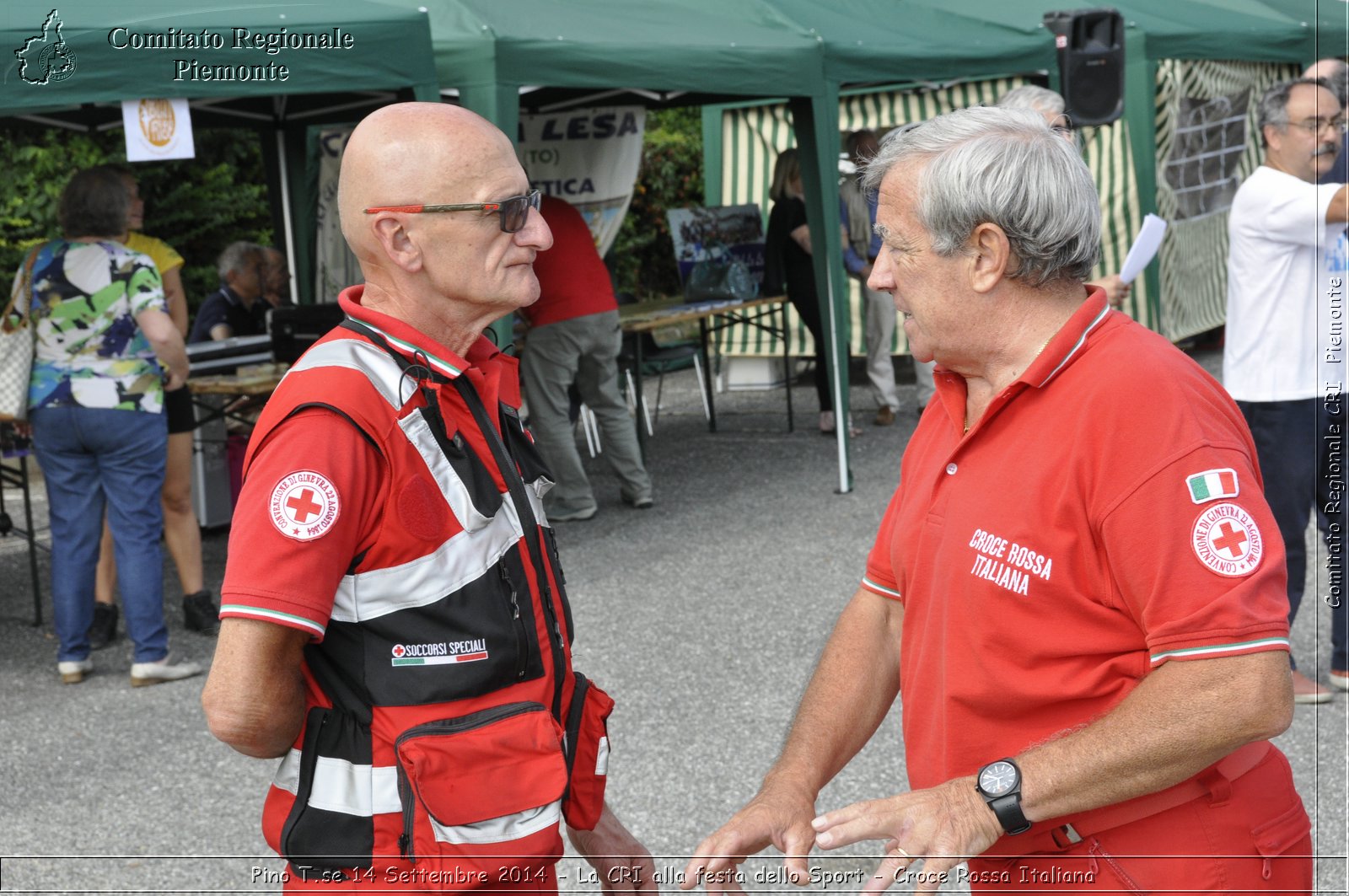 Pino T.se 14 Settembre 2014 - La CRI alla festa dello Sport - Croce Rossa Italiana- Comitato Regionale del Piemonte