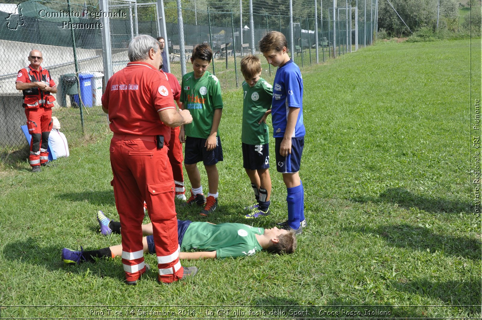 Pino T.se 14 Settembre 2014 - La CRI alla festa dello Sport - Croce Rossa Italiana- Comitato Regionale del Piemonte