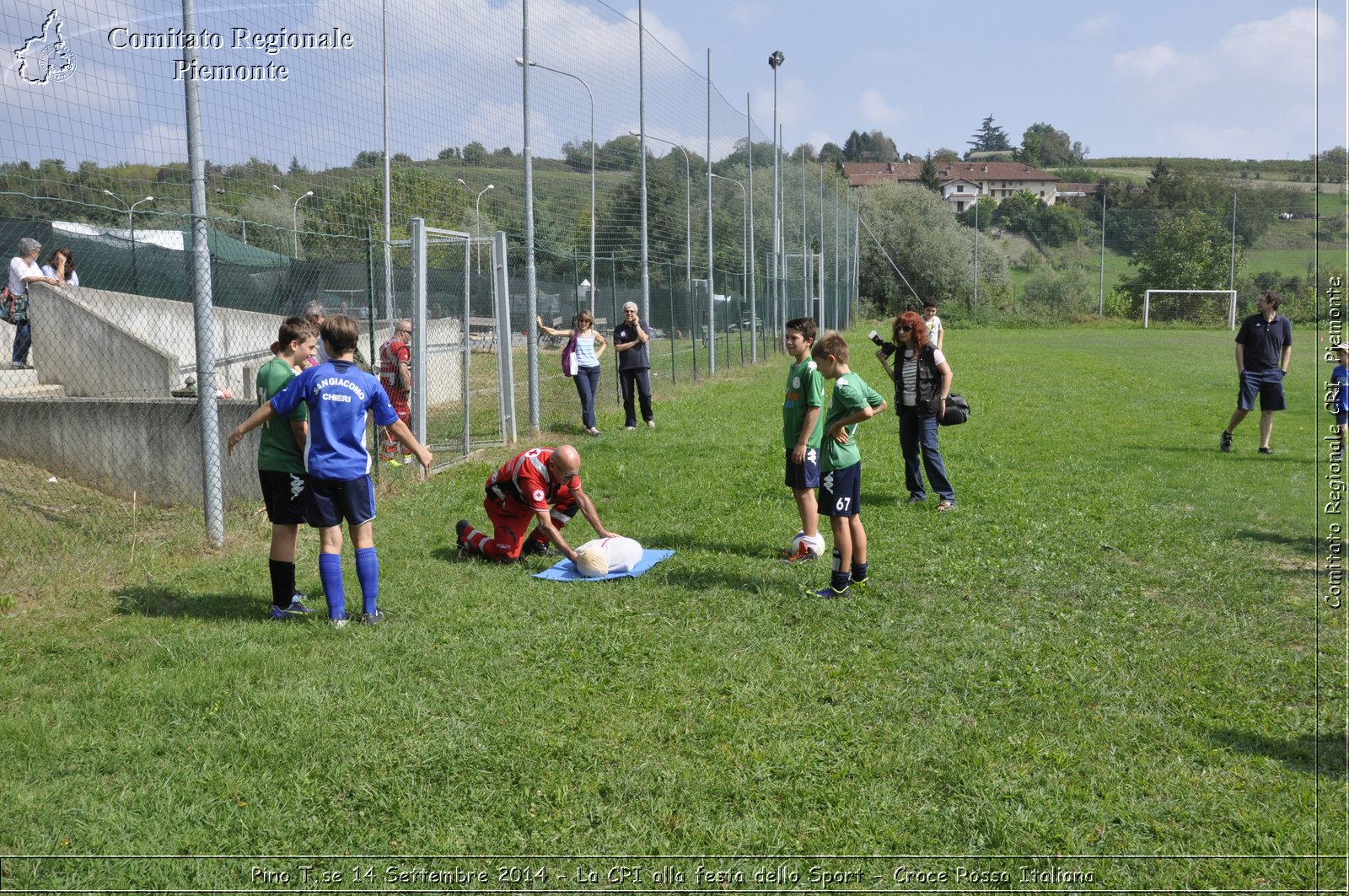 Pino T.se 14 Settembre 2014 - La CRI alla festa dello Sport - Croce Rossa Italiana- Comitato Regionale del Piemonte