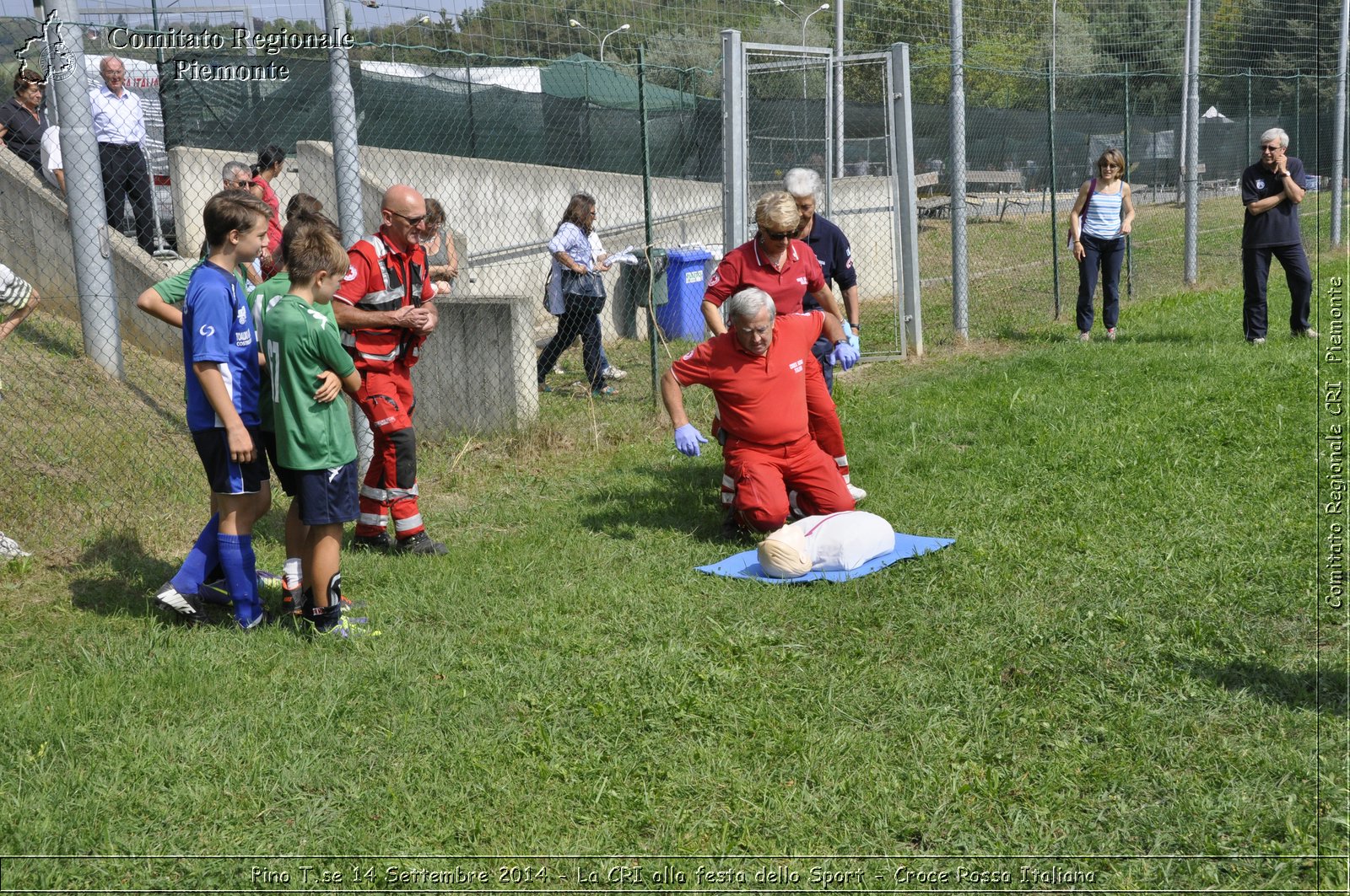 Pino T.se 14 Settembre 2014 - La CRI alla festa dello Sport - Croce Rossa Italiana- Comitato Regionale del Piemonte