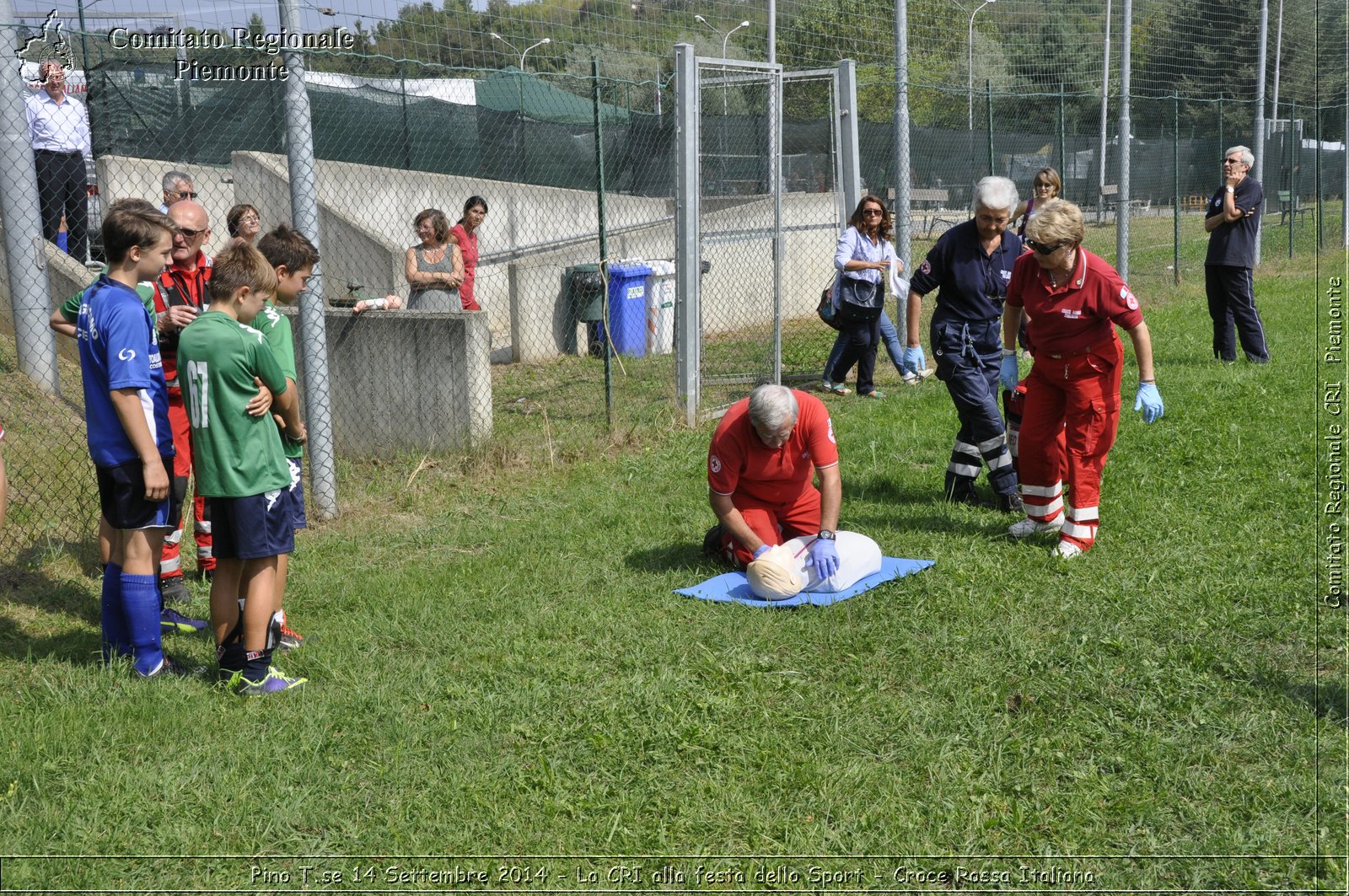 Pino T.se 14 Settembre 2014 - La CRI alla festa dello Sport - Croce Rossa Italiana- Comitato Regionale del Piemonte