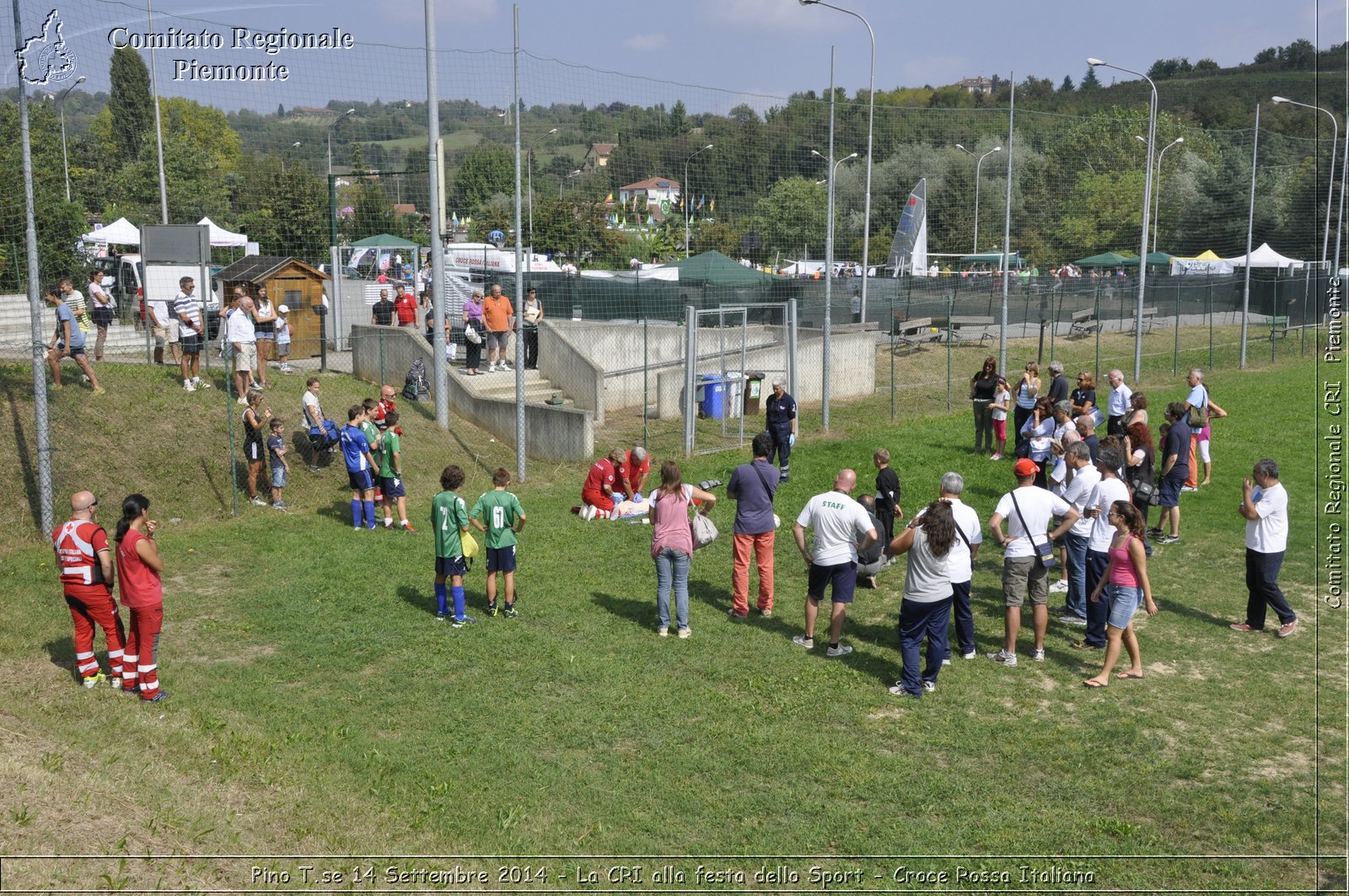 Pino T.se 14 Settembre 2014 - La CRI alla festa dello Sport - Croce Rossa Italiana- Comitato Regionale del Piemonte