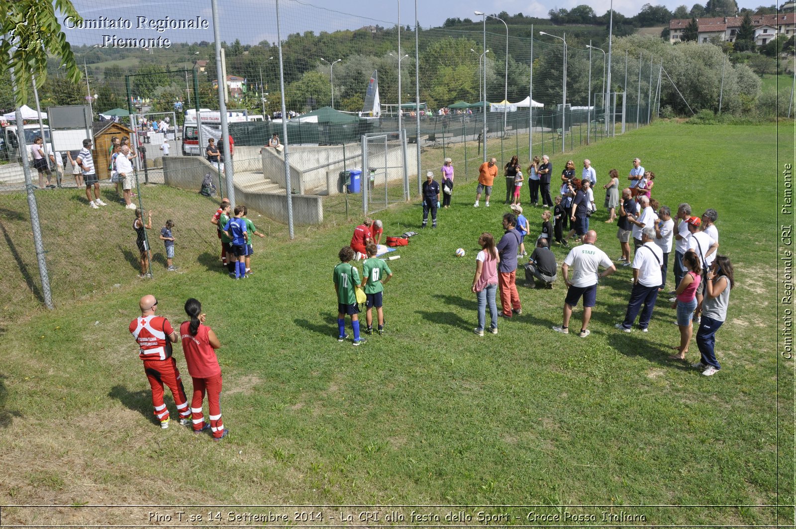 Pino T.se 14 Settembre 2014 - La CRI alla festa dello Sport - Croce Rossa Italiana- Comitato Regionale del Piemonte