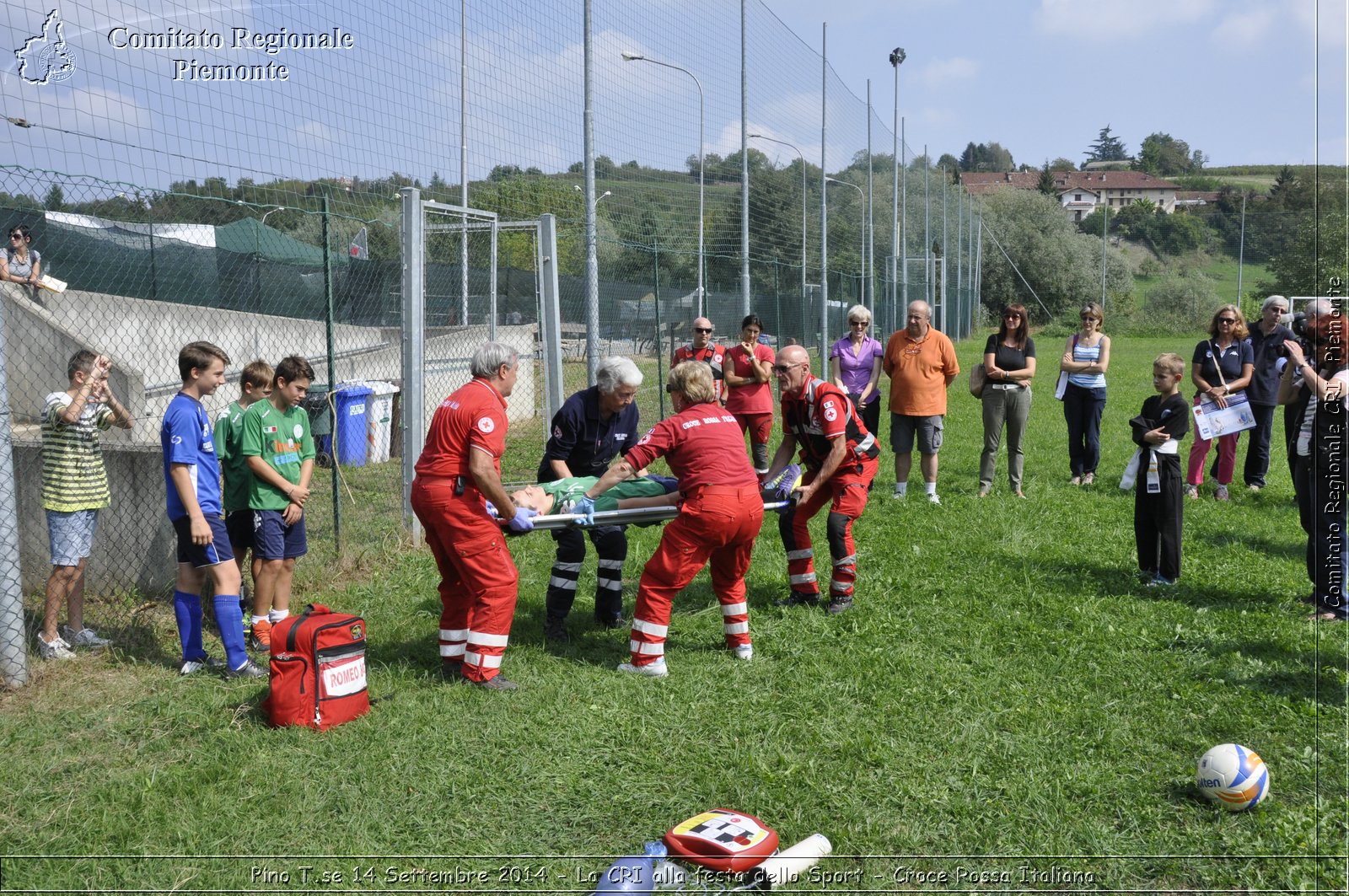 Pino T.se 14 Settembre 2014 - La CRI alla festa dello Sport - Croce Rossa Italiana- Comitato Regionale del Piemonte